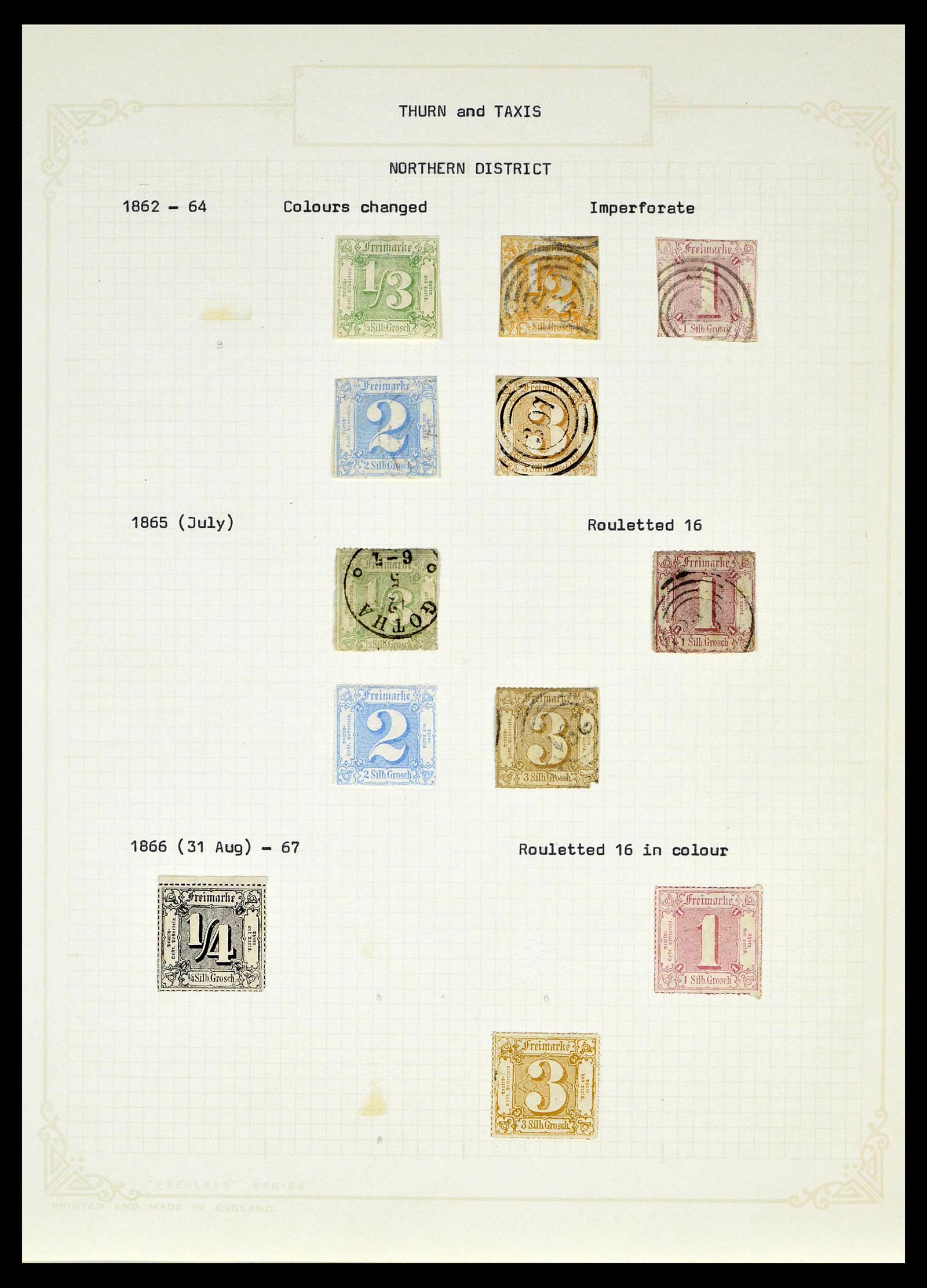 39161 0042 - Postzegelverzameling 39161 Oud Duitse Staten 1850-1920.