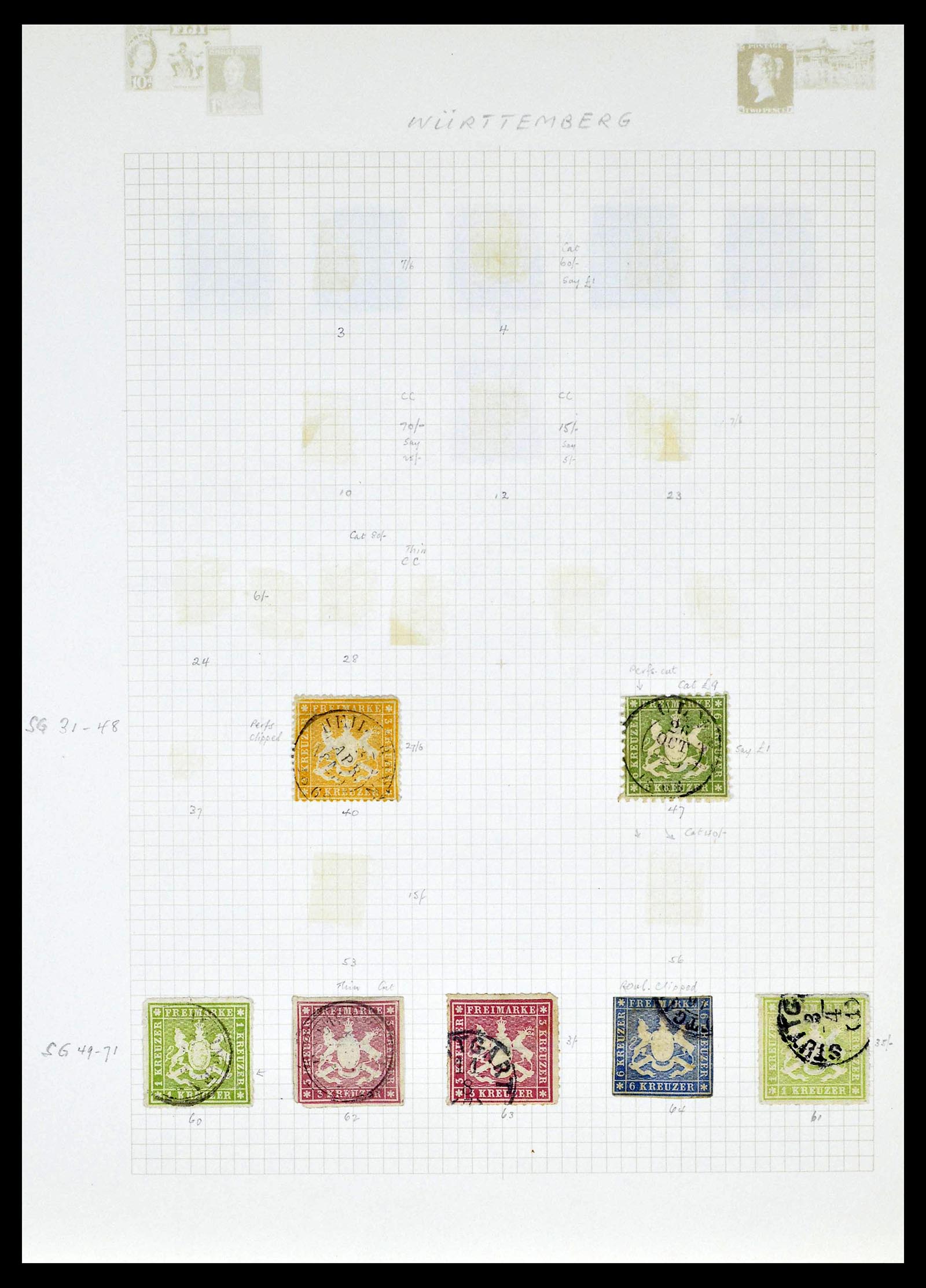 39161 0047 - Postzegelverzameling 39161 Oud Duitse Staten 1850-1920.