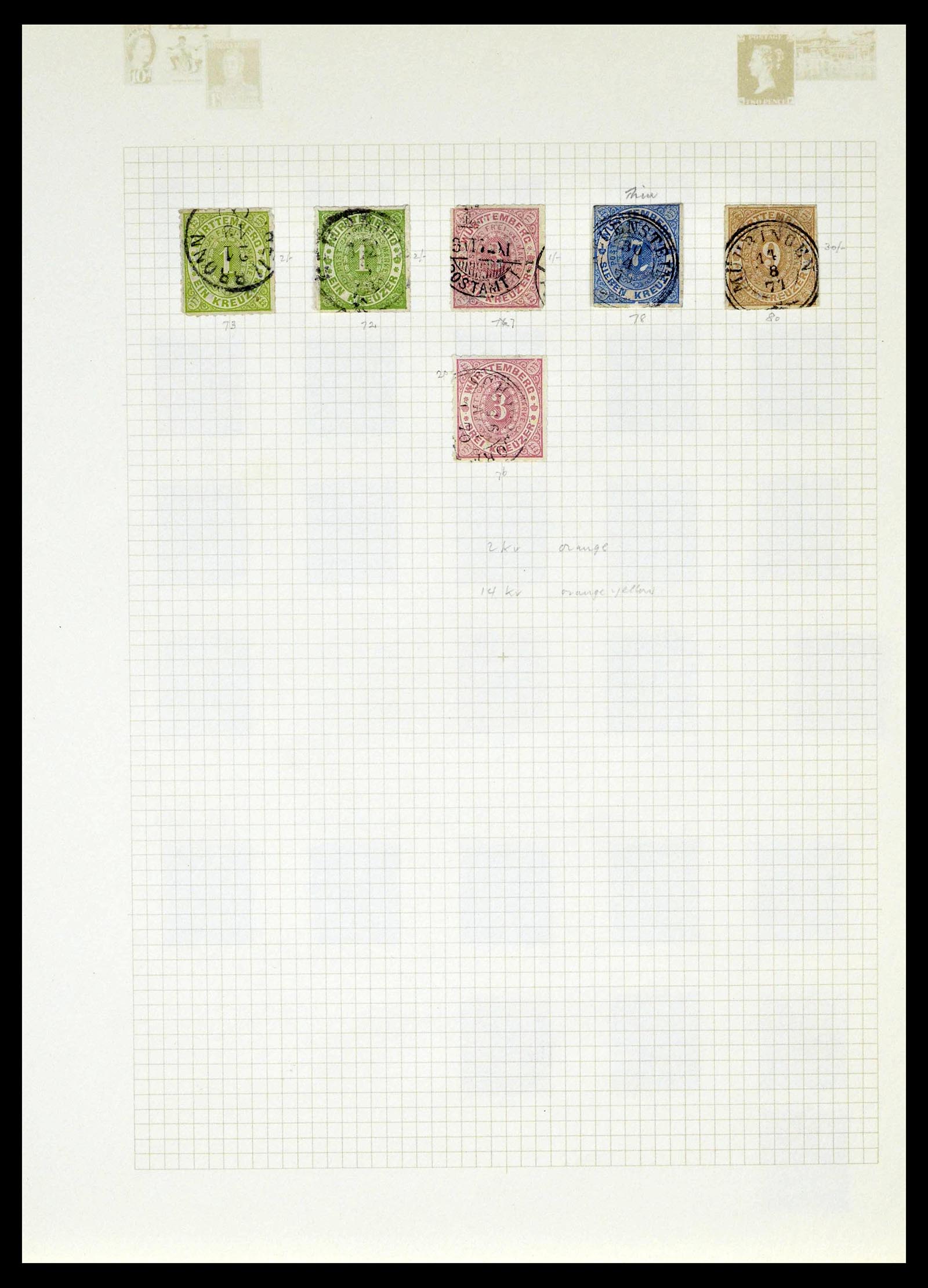 39161 0048 - Postzegelverzameling 39161 Oud Duitse Staten 1850-1920.