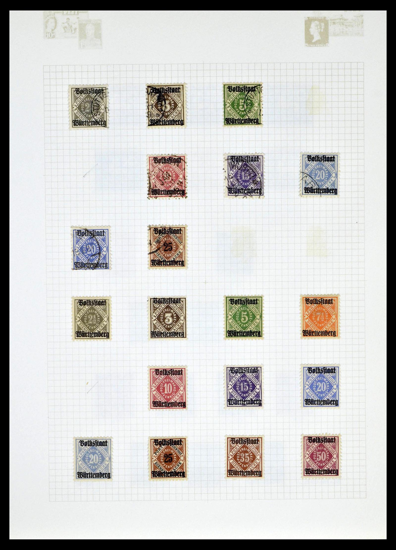 39161 0051 - Stamp collection 39161 Old German States 1850-1920.