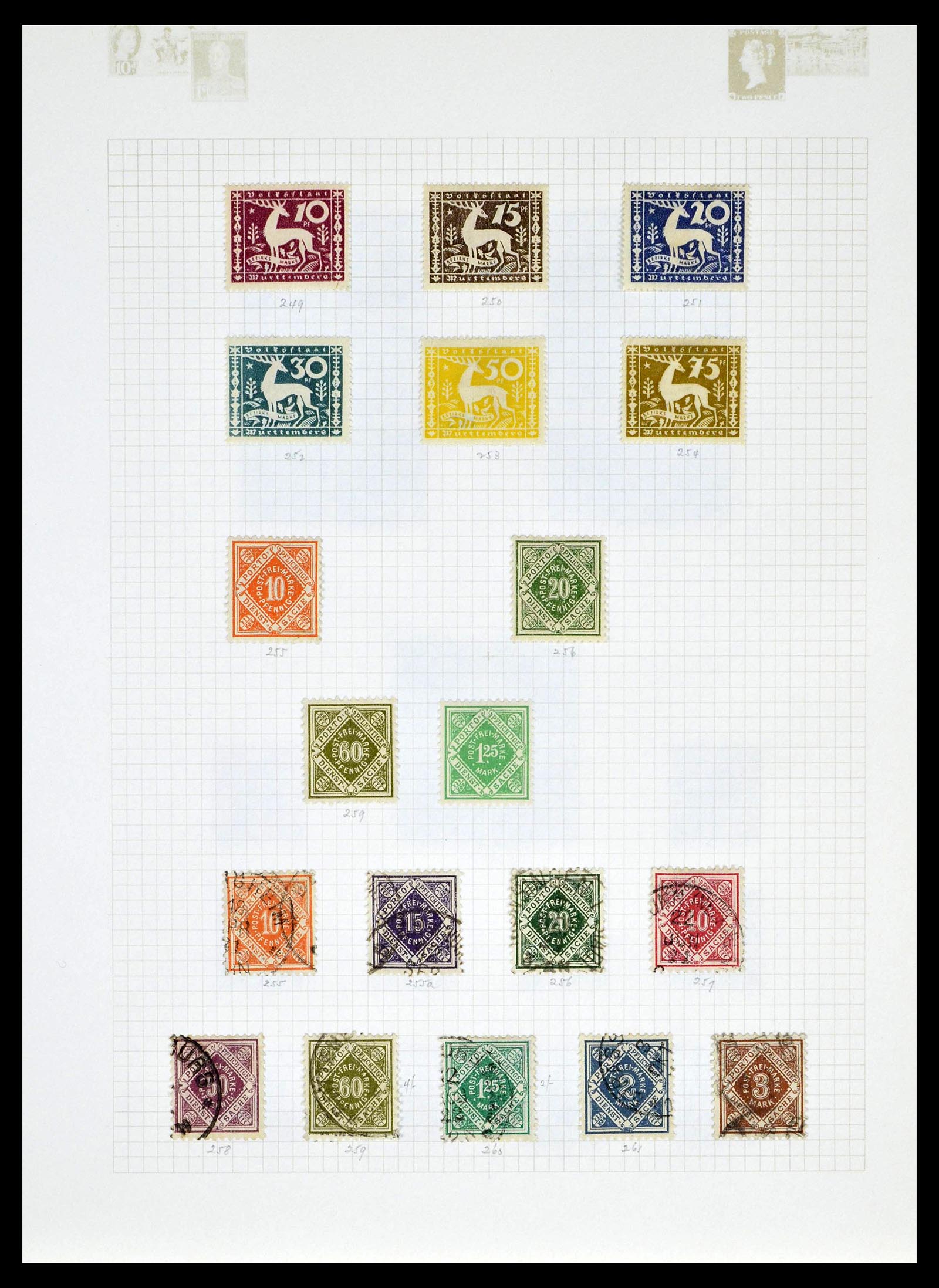 39161 0052 - Stamp collection 39161 Old German States 1850-1920.
