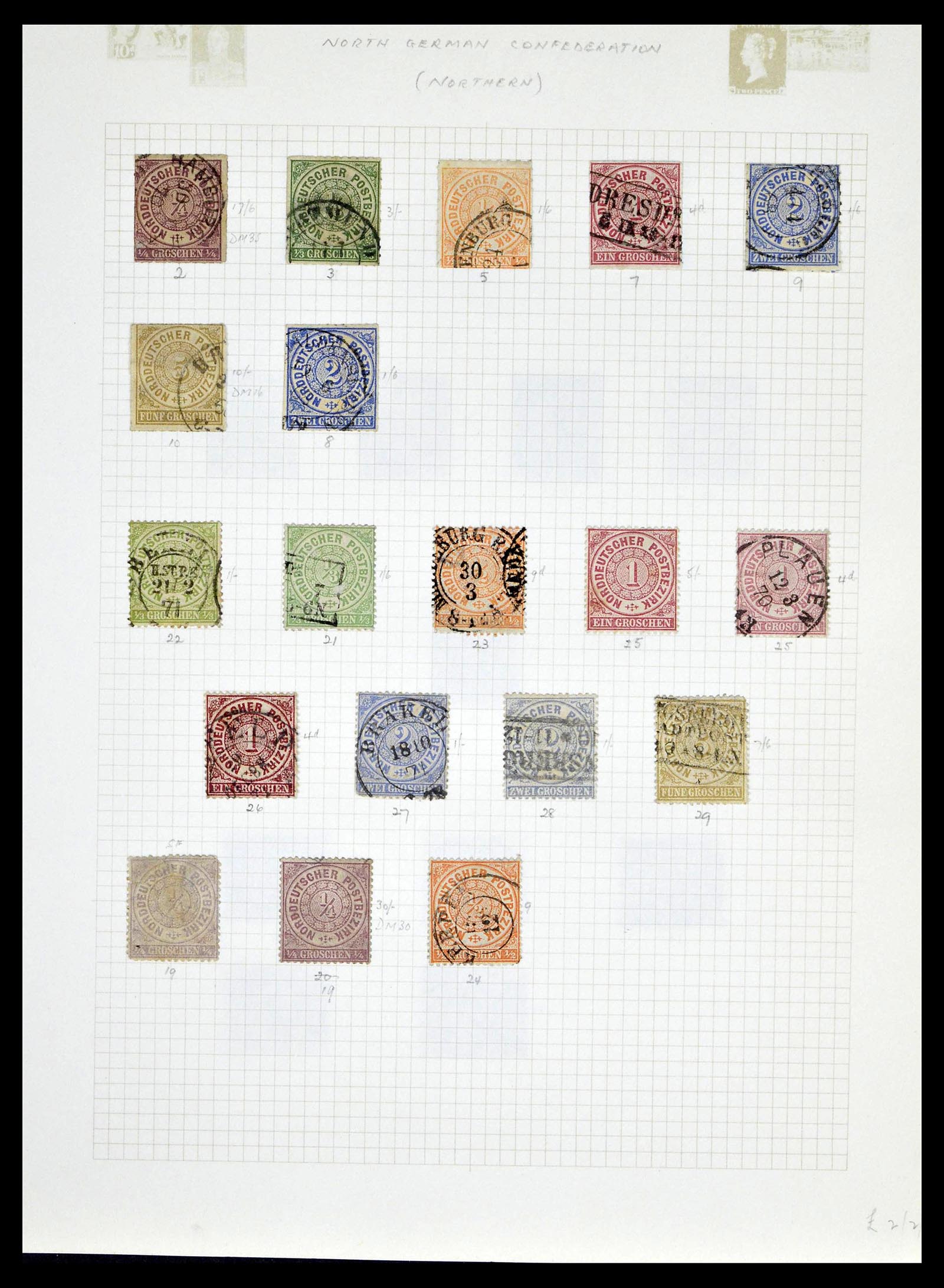 39161 0059 - Stamp collection 39161 Old German States 1850-1920.