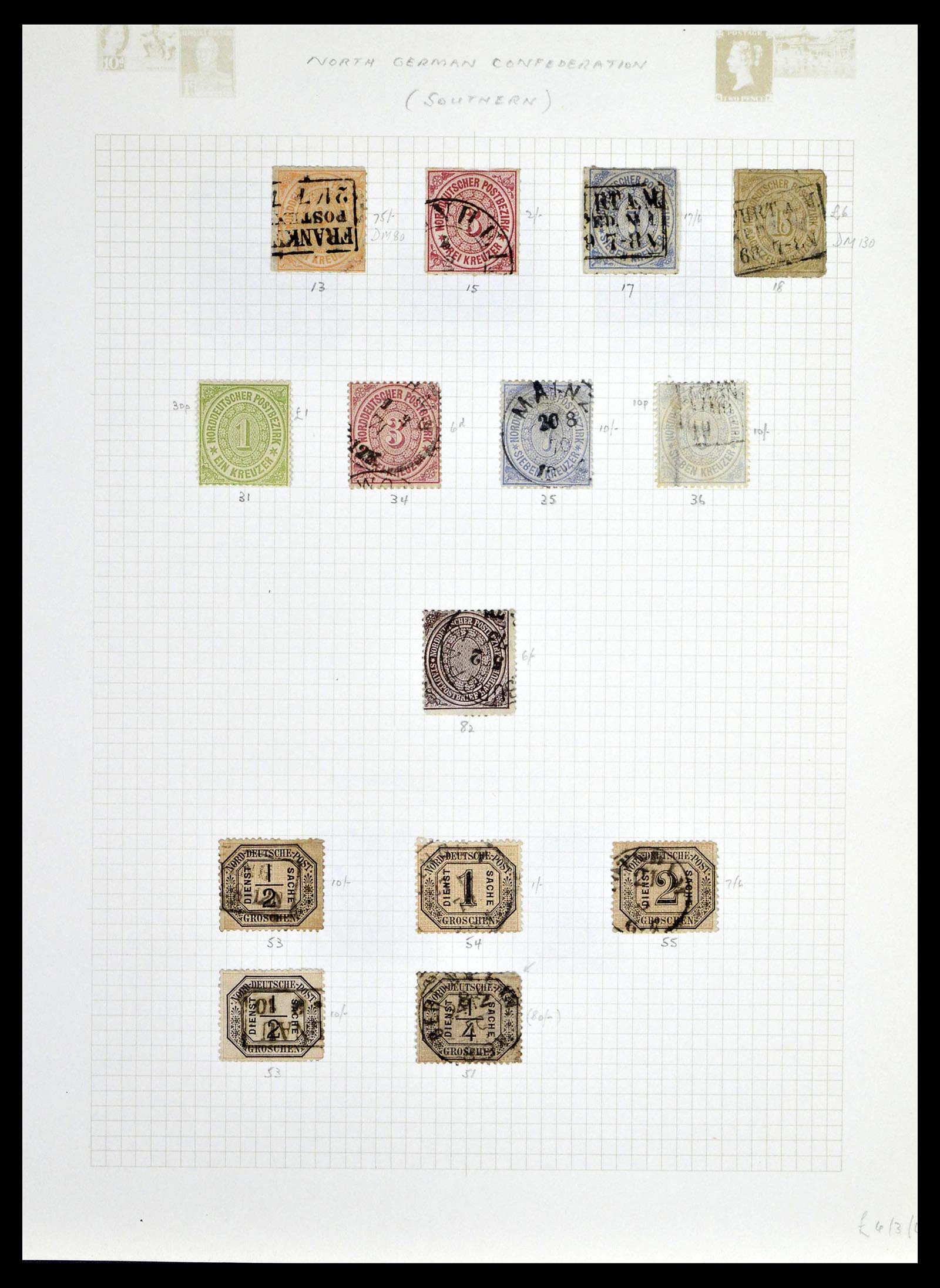 39161 0060 - Postzegelverzameling 39161 Oud Duitse Staten 1850-1920.