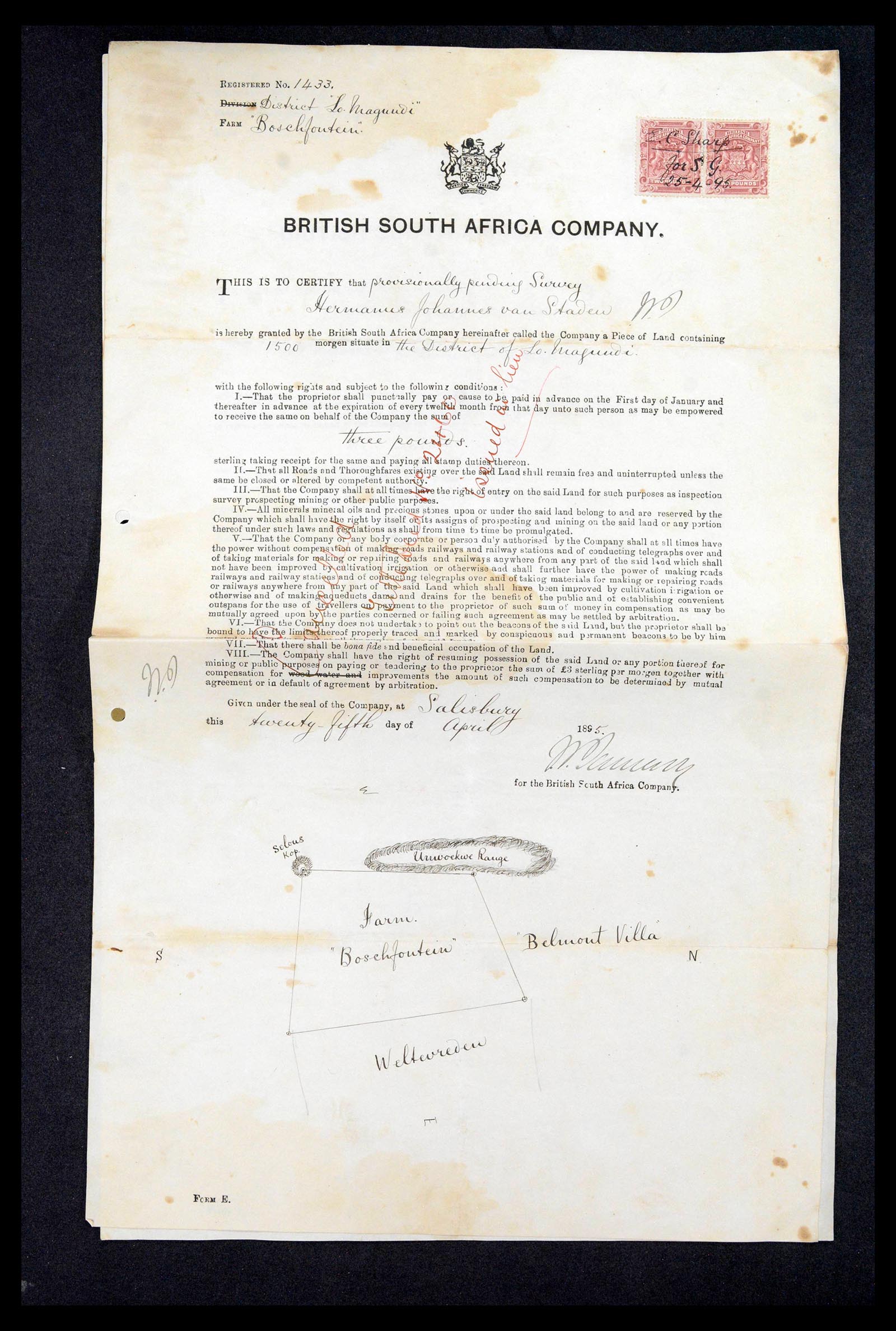 39163 0007 - Stamp collection 39163 Rhodesia 1894-1935.