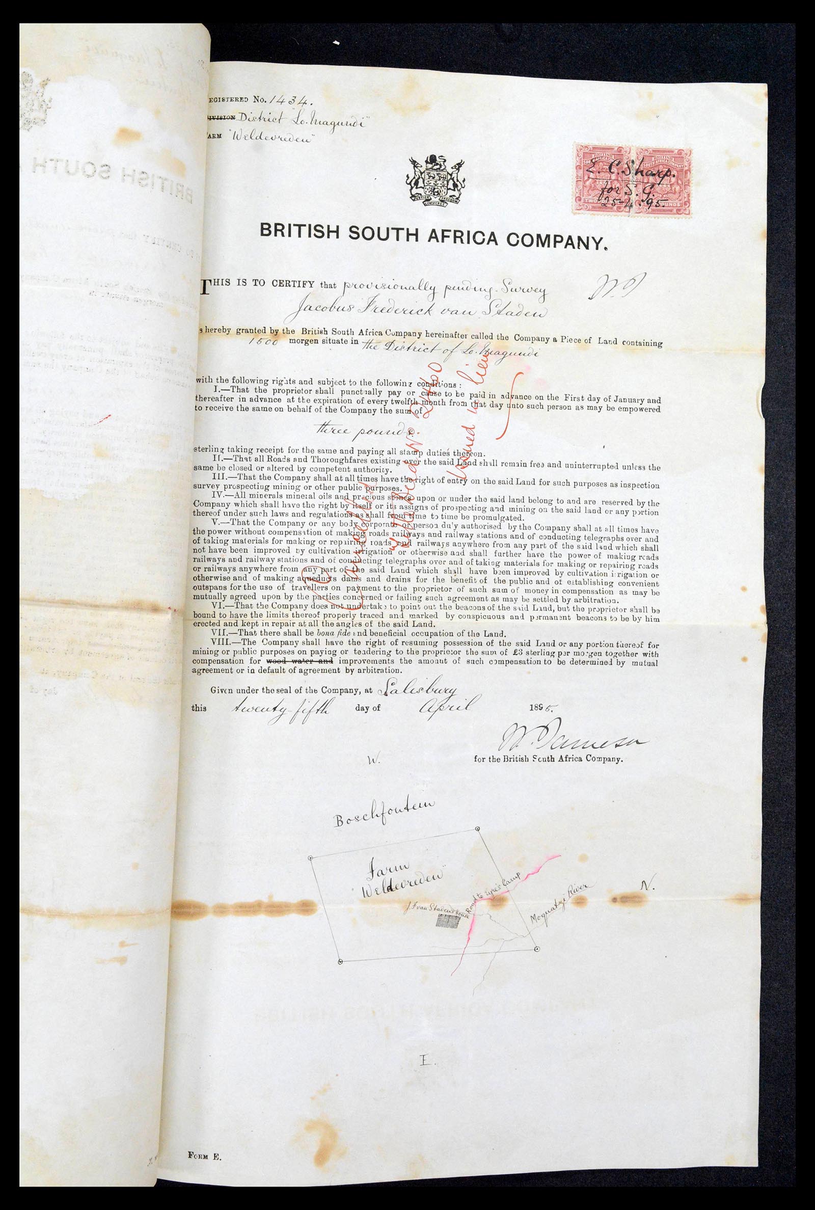 39163 0008 - Stamp collection 39163 Rhodesia 1894-1935.