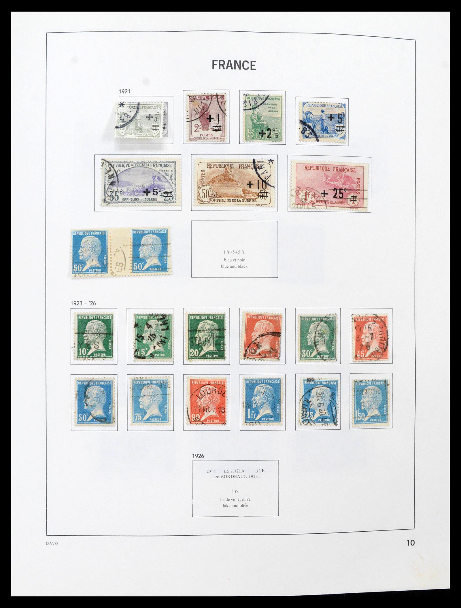 39164 0010 - Postzegelverzameling 39164 Frankrijk 1849-1981.