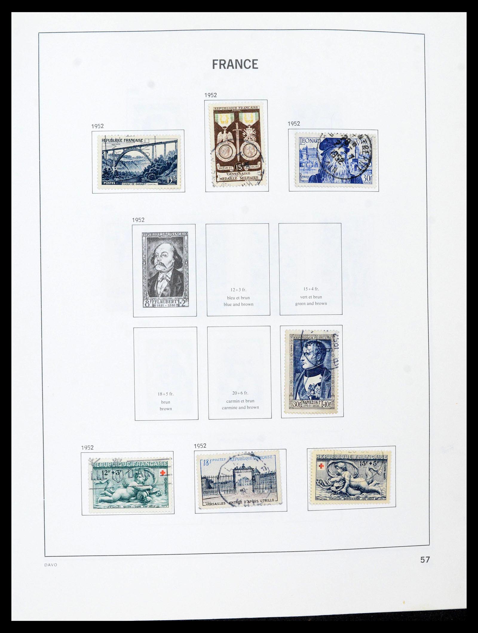 39164 0058 - Postzegelverzameling 39164 Frankrijk 1849-1981.