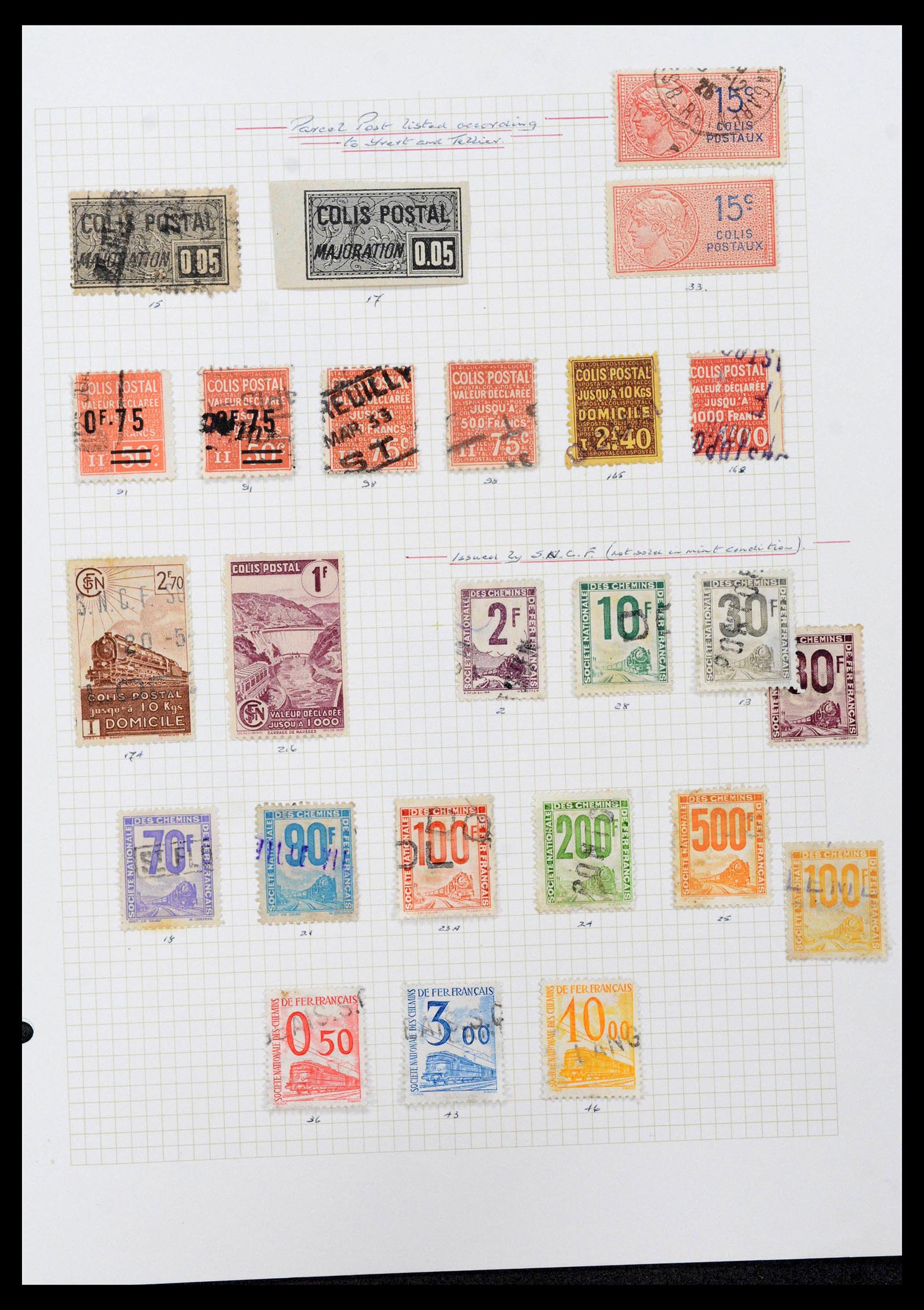 39164 0282 - Postzegelverzameling 39164 Frankrijk 1849-1981.