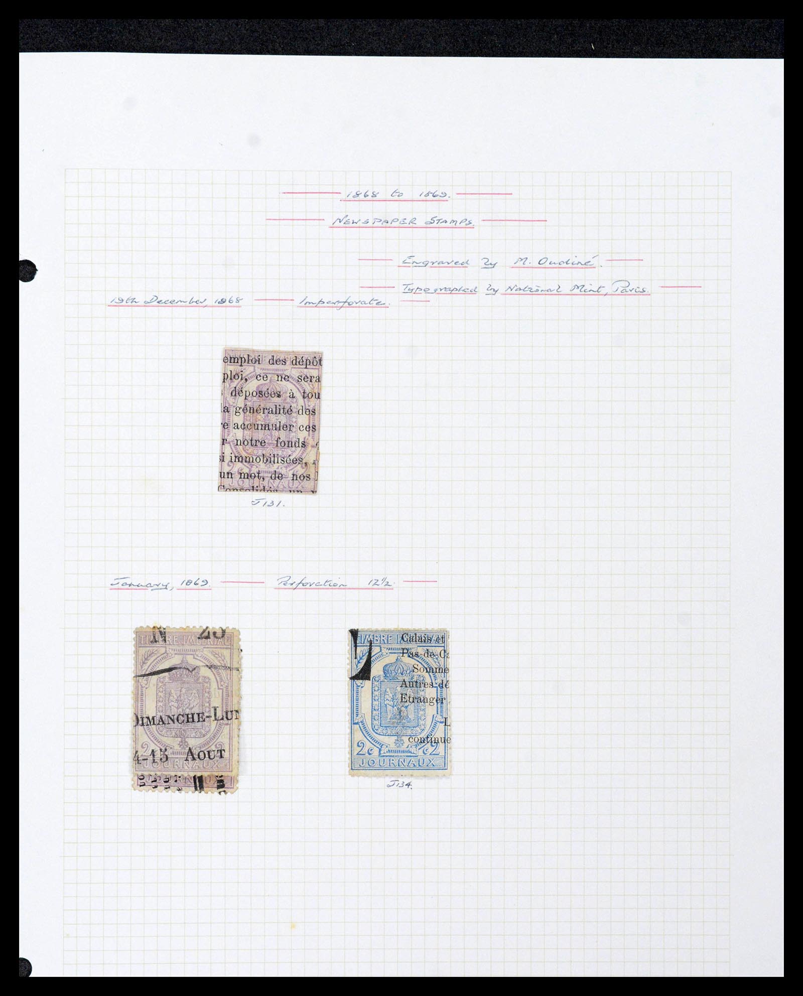 39164 0283 - Postzegelverzameling 39164 Frankrijk 1849-1981.