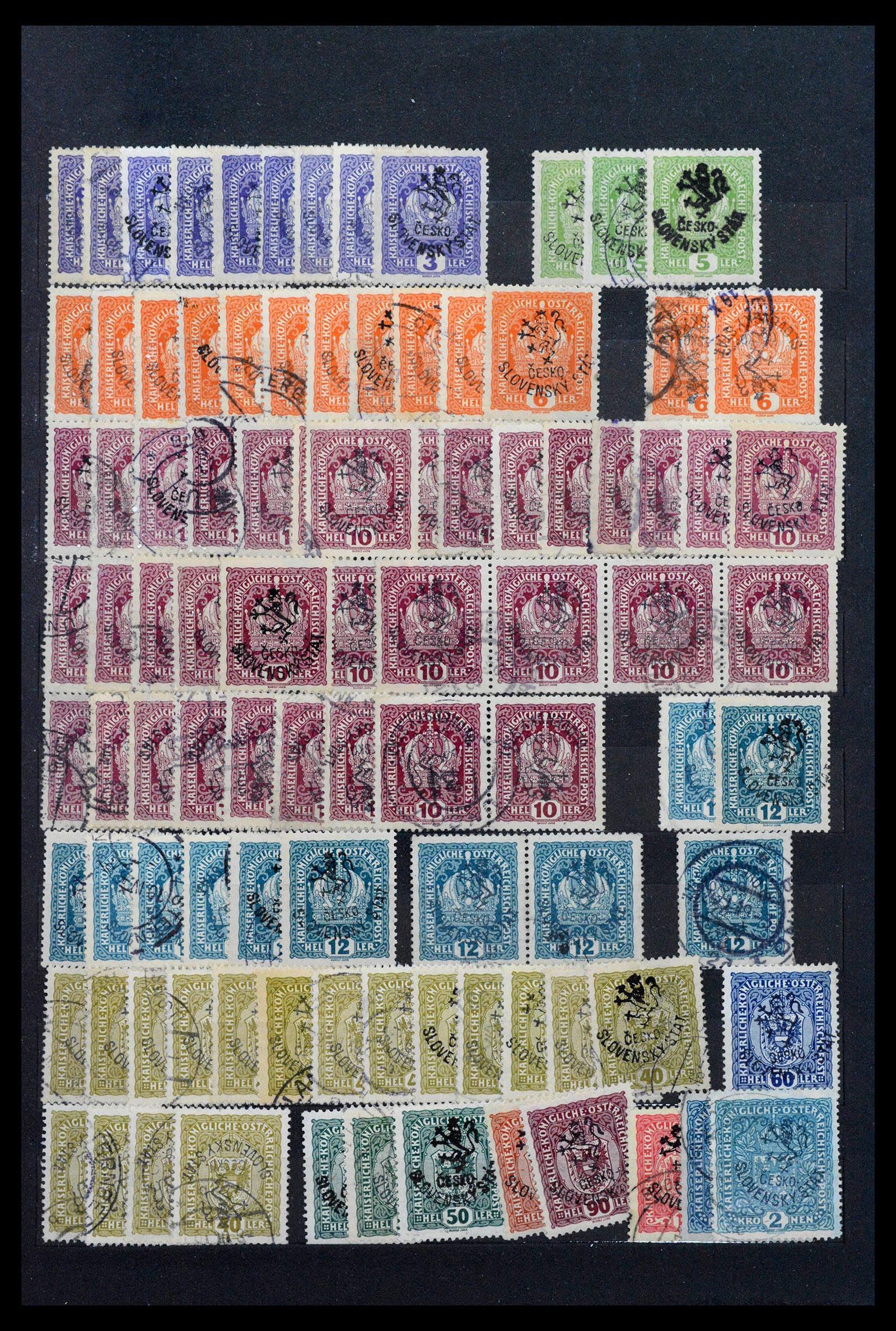 39165 0001 - Postzegelverzameling 39165 Tsjechoslowakije gespecialiseerd 1919-1970