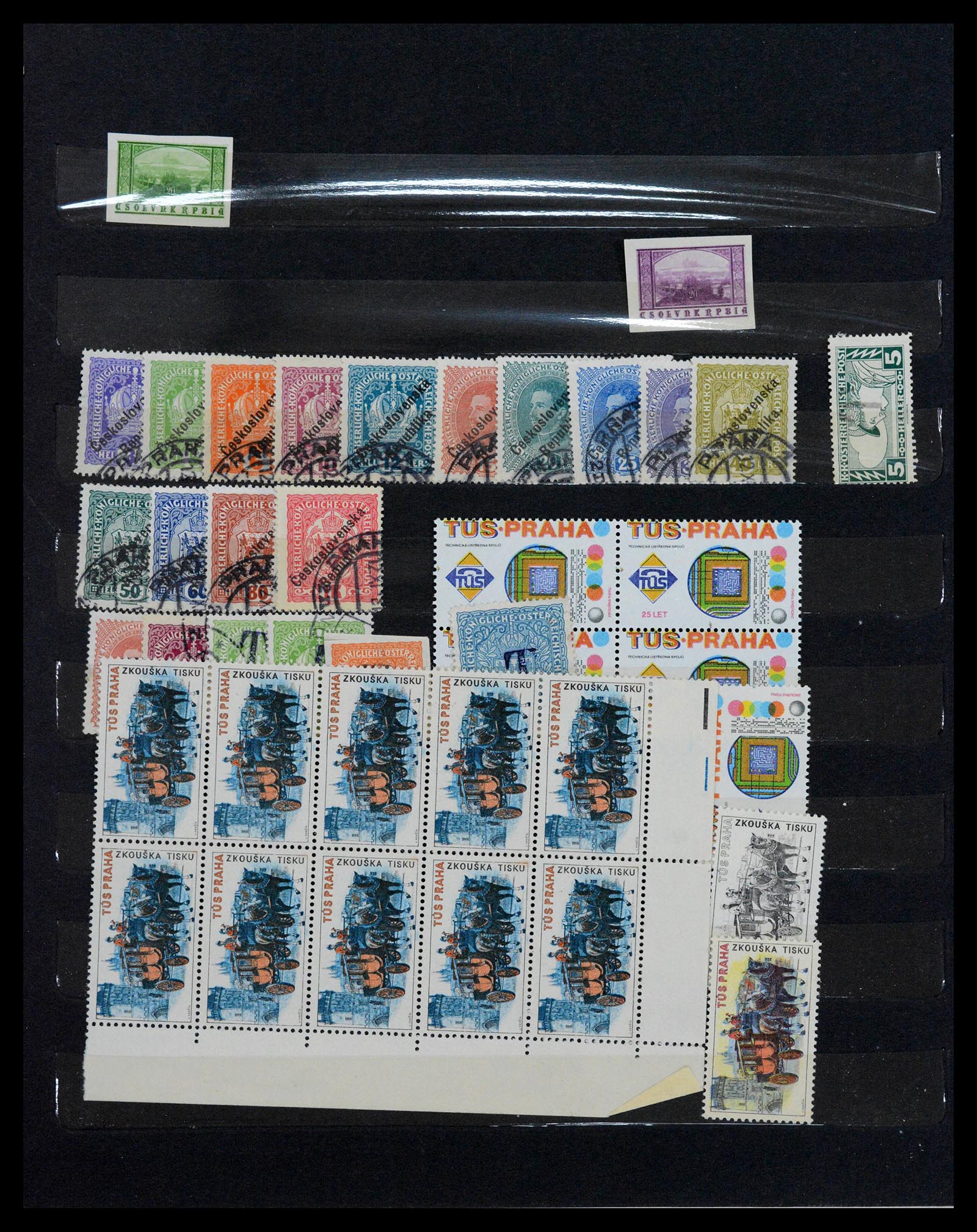 39165 0004 - Postzegelverzameling 39165 Tsjechoslowakije gespecialiseerd 1919-1970