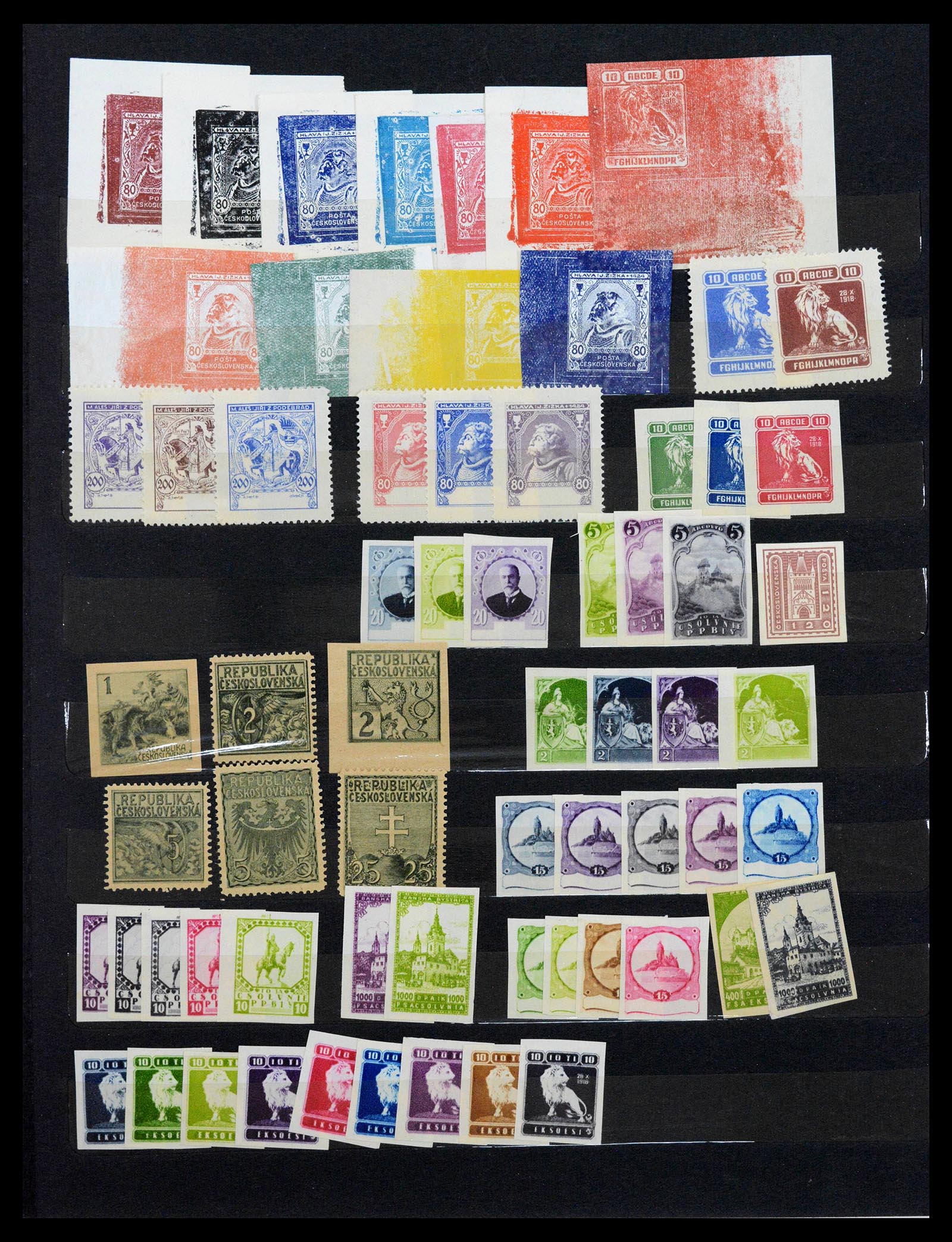 39165 0005 - Postzegelverzameling 39165 Tsjechoslowakije gespecialiseerd 1919-1970