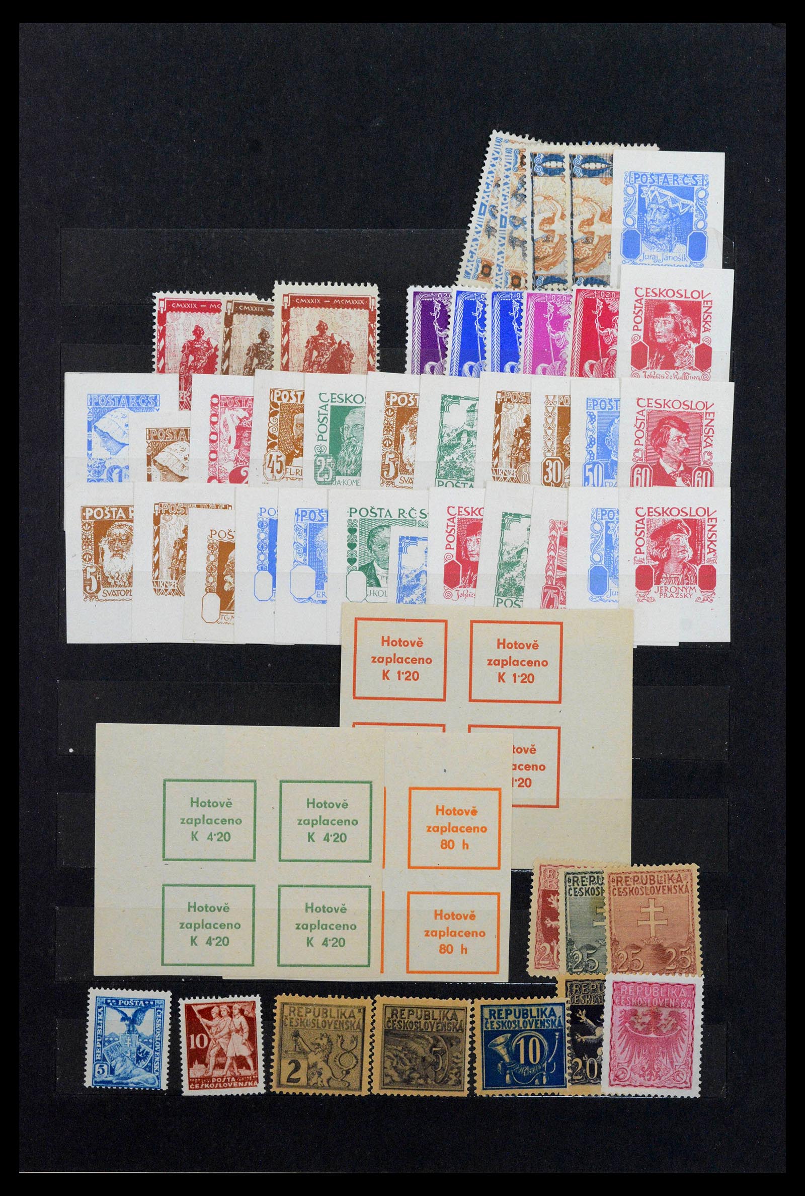 39165 0006 - Postzegelverzameling 39165 Tsjechoslowakije gespecialiseerd 1919-1970