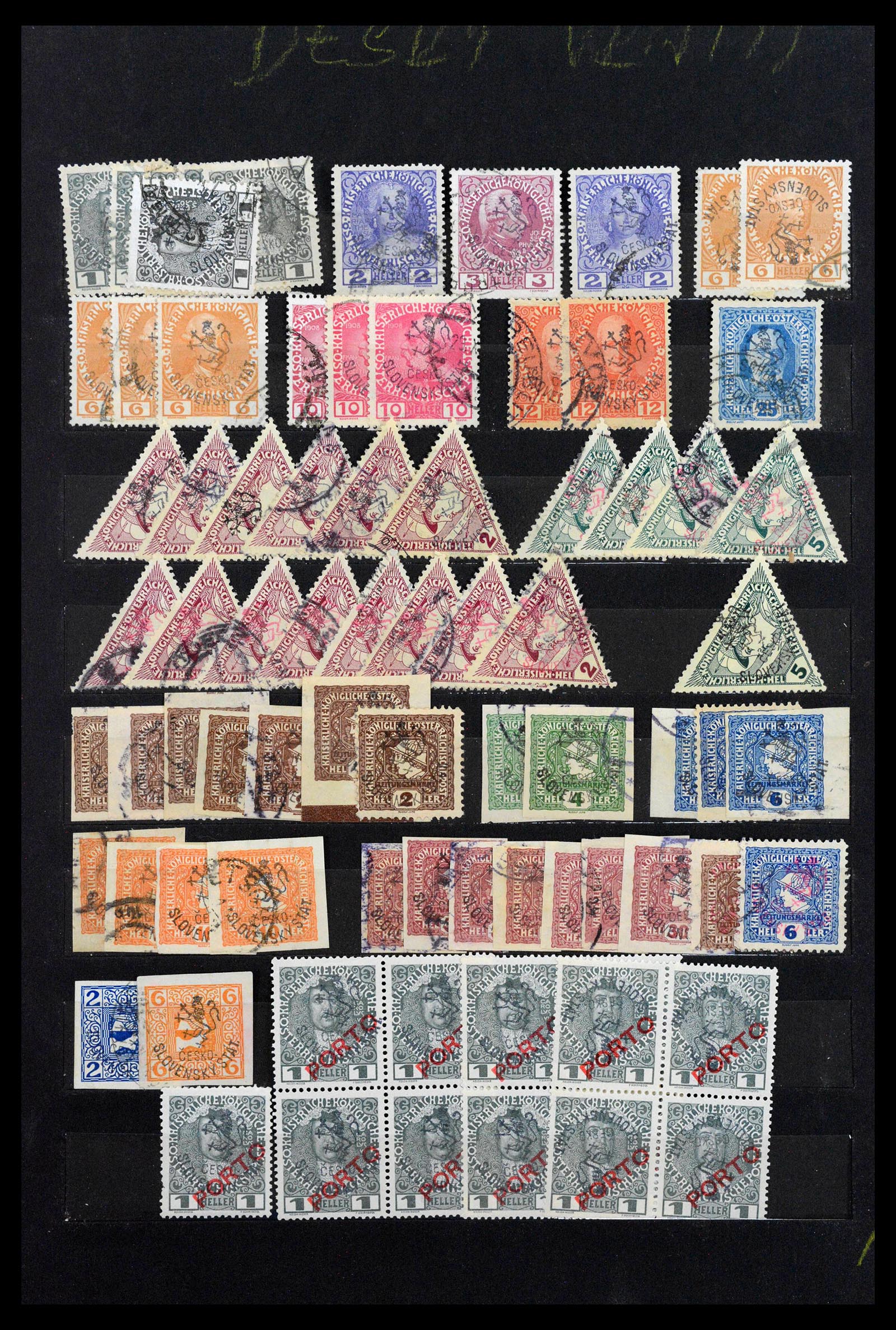 39165 0011 - Postzegelverzameling 39165 Tsjechoslowakije gespecialiseerd 1919-1970