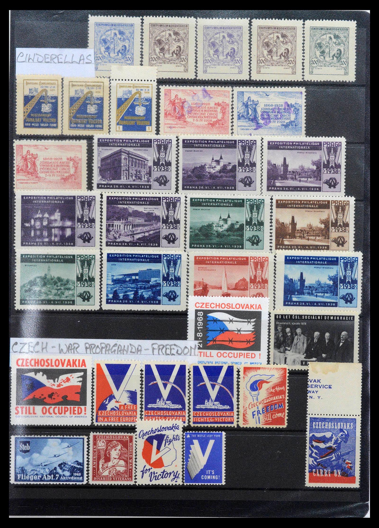 39165 0012 - Postzegelverzameling 39165 Tsjechoslowakije gespecialiseerd 1919-1970