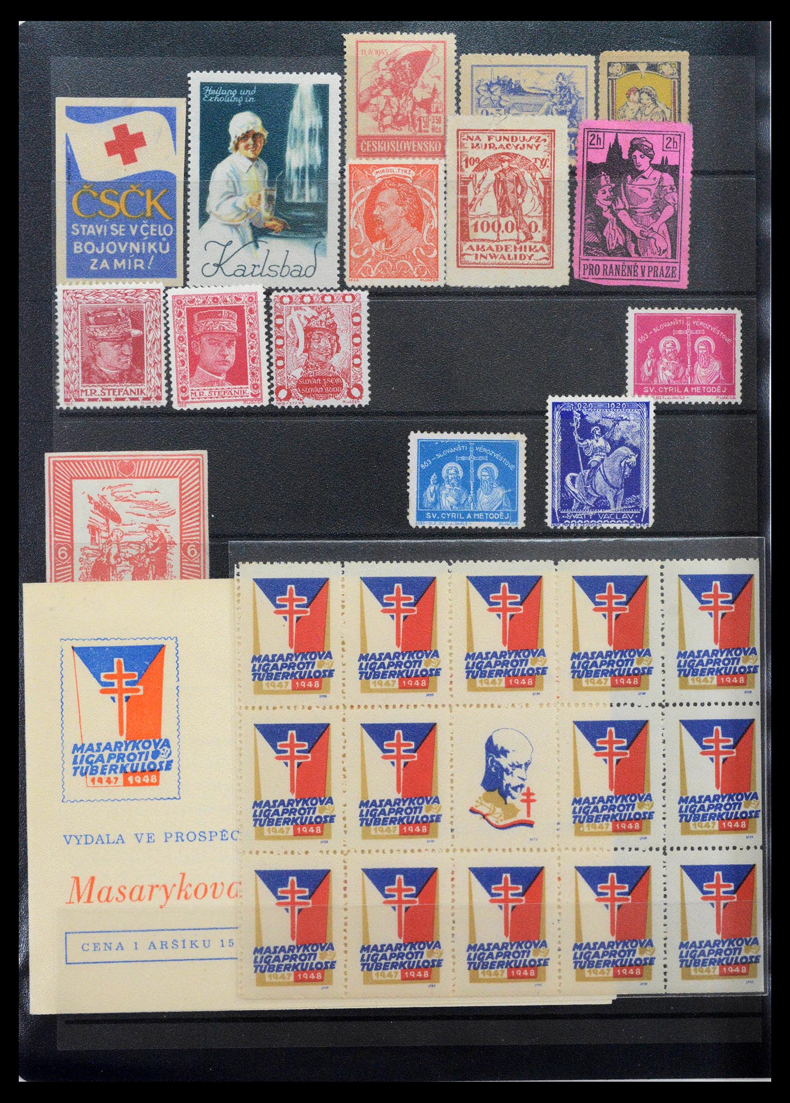 39165 0013 - Postzegelverzameling 39165 Tsjechoslowakije gespecialiseerd 1919-1970