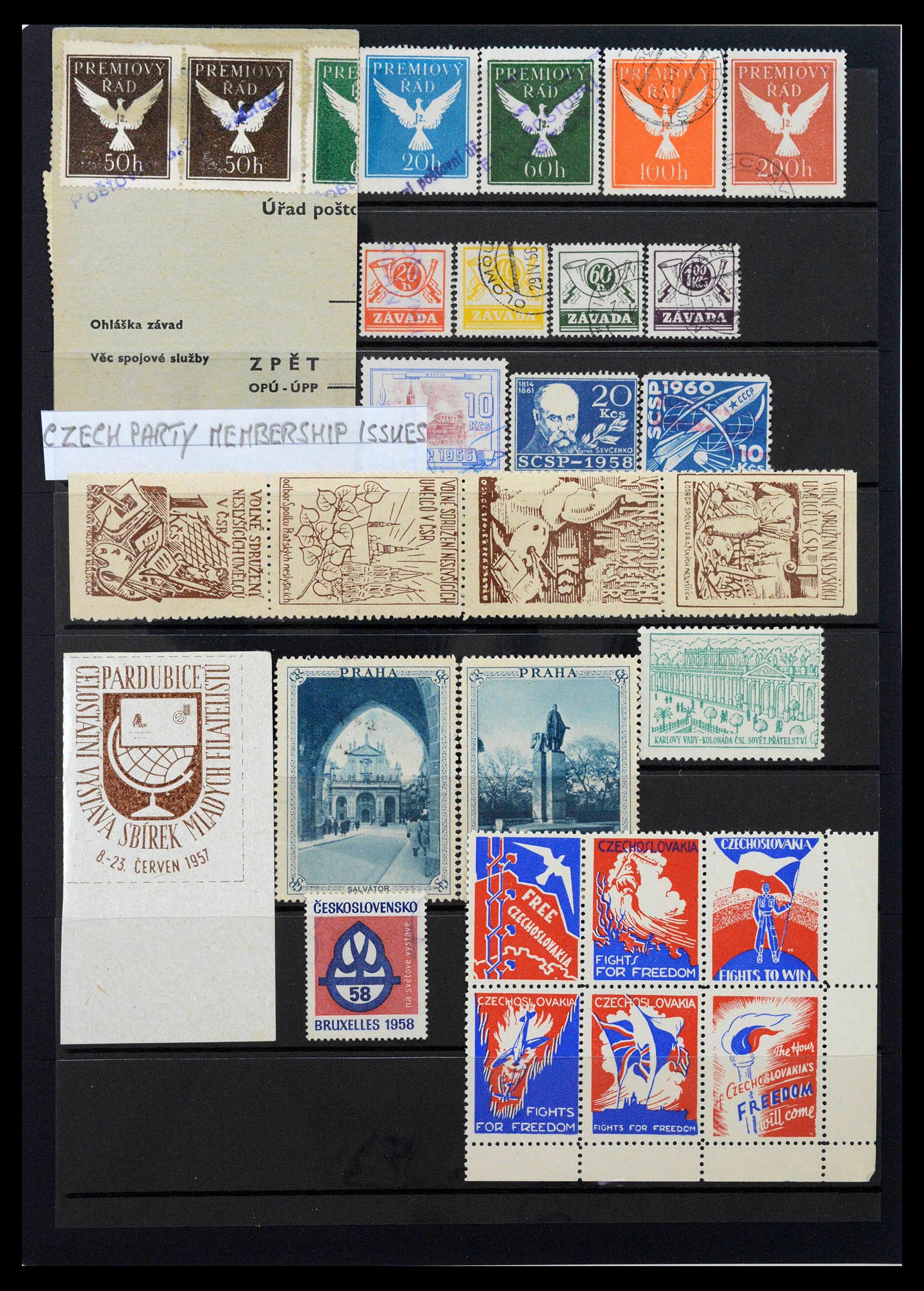 39165 0014 - Postzegelverzameling 39165 Tsjechoslowakije gespecialiseerd 1919-1970
