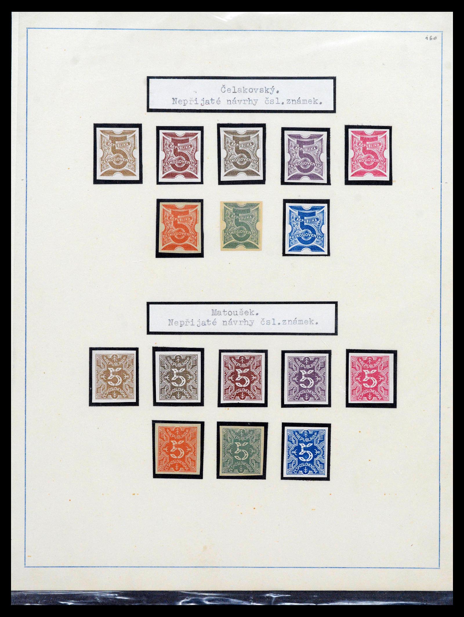 39165 0018 - Postzegelverzameling 39165 Tsjechoslowakije gespecialiseerd 1919-1970