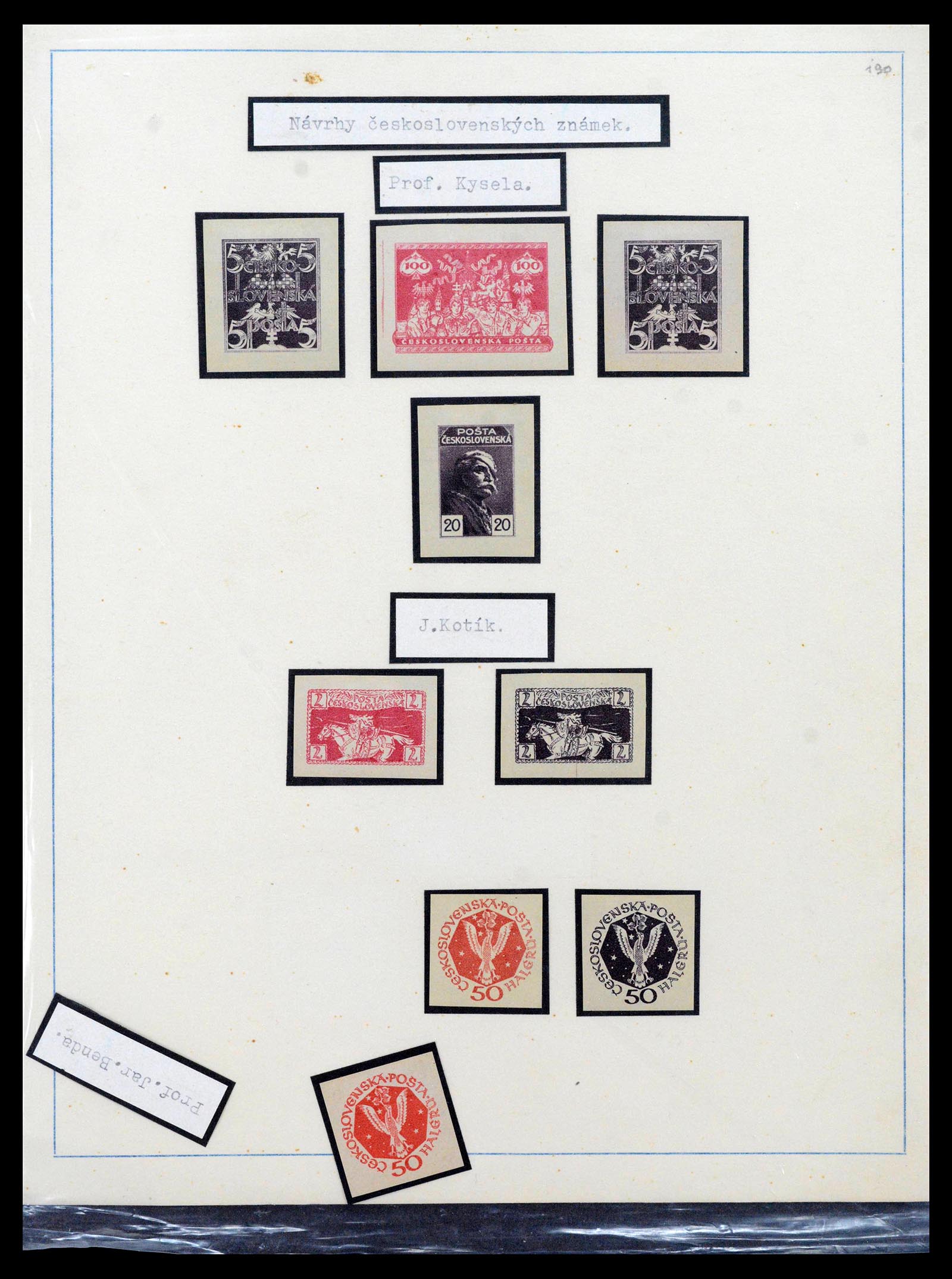 39165 0020 - Postzegelverzameling 39165 Tsjechoslowakije gespecialiseerd 1919-1970
