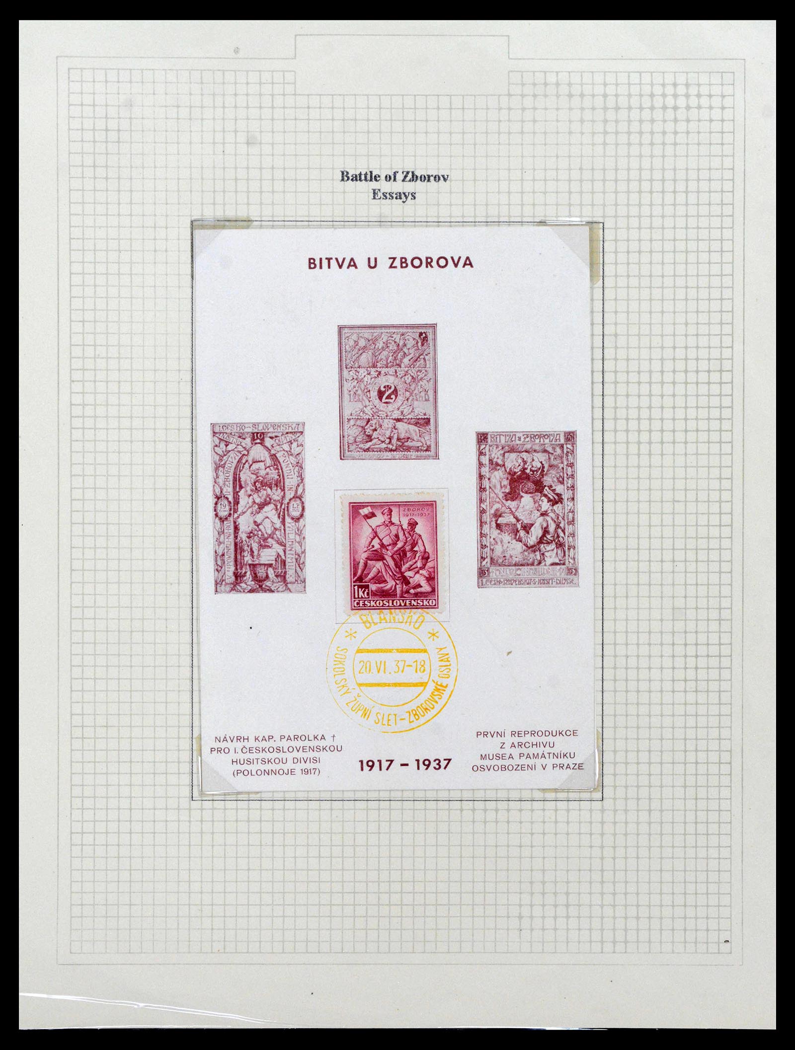 39165 0026 - Postzegelverzameling 39165 Tsjechoslowakije gespecialiseerd 1919-1970