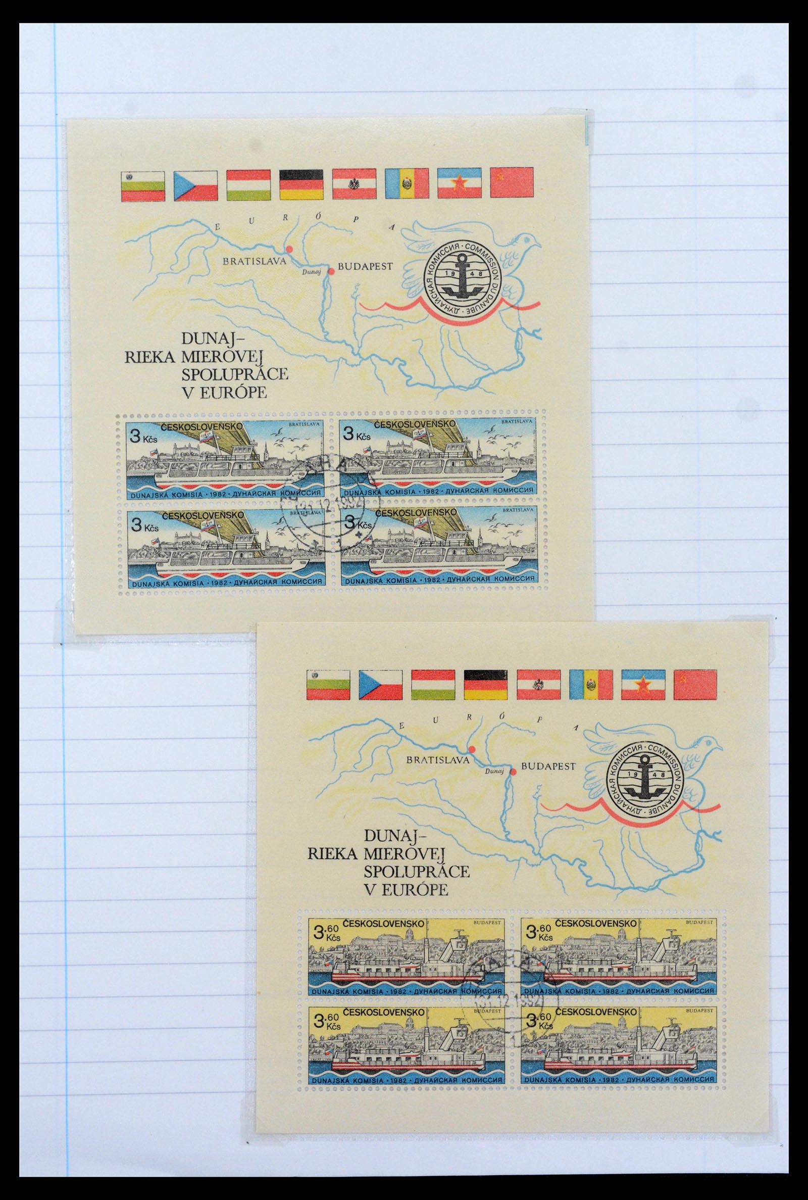 39165 0036 - Postzegelverzameling 39165 Tsjechoslowakije gespecialiseerd 1919-1970
