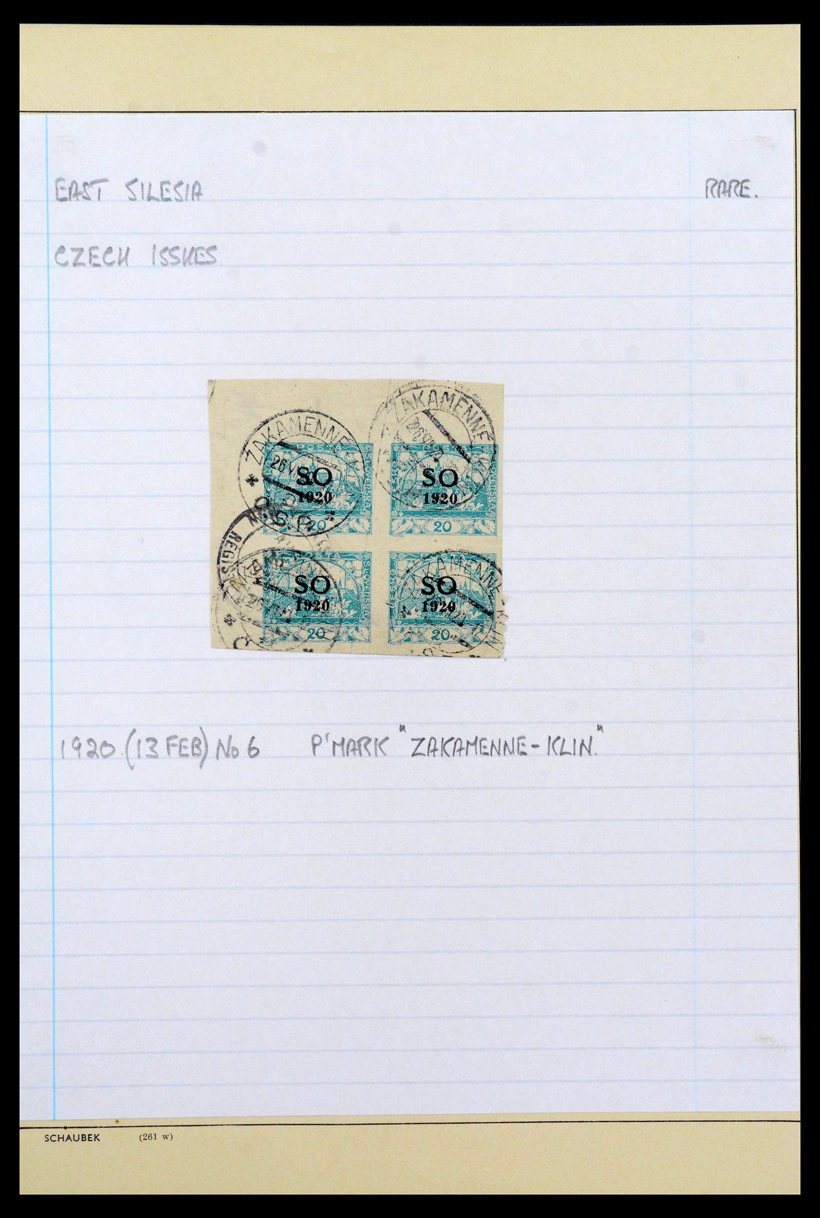 39165 0040 - Postzegelverzameling 39165 Tsjechoslowakije gespecialiseerd 1919-1970