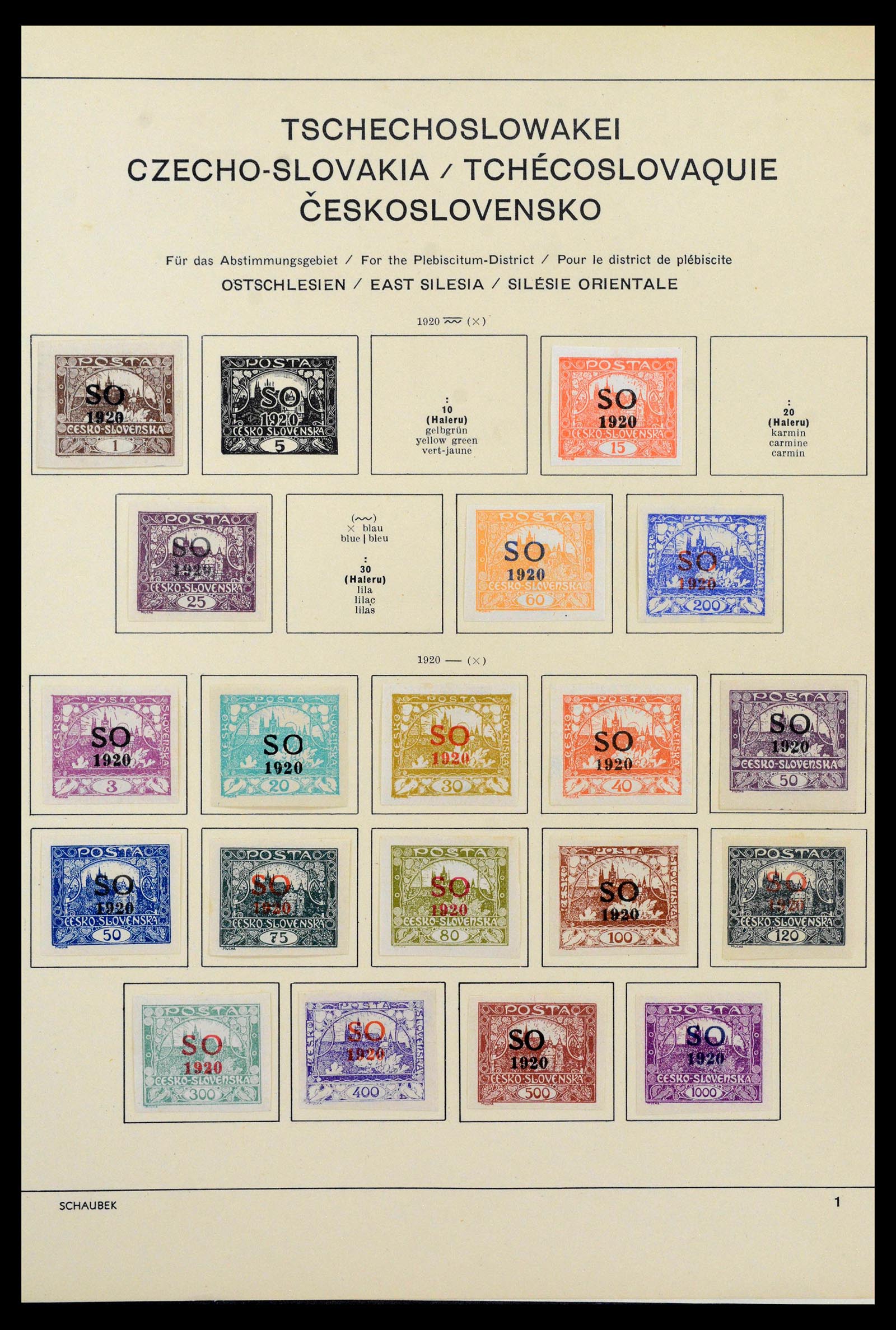 39165 0042 - Postzegelverzameling 39165 Tsjechoslowakije gespecialiseerd 1919-1970