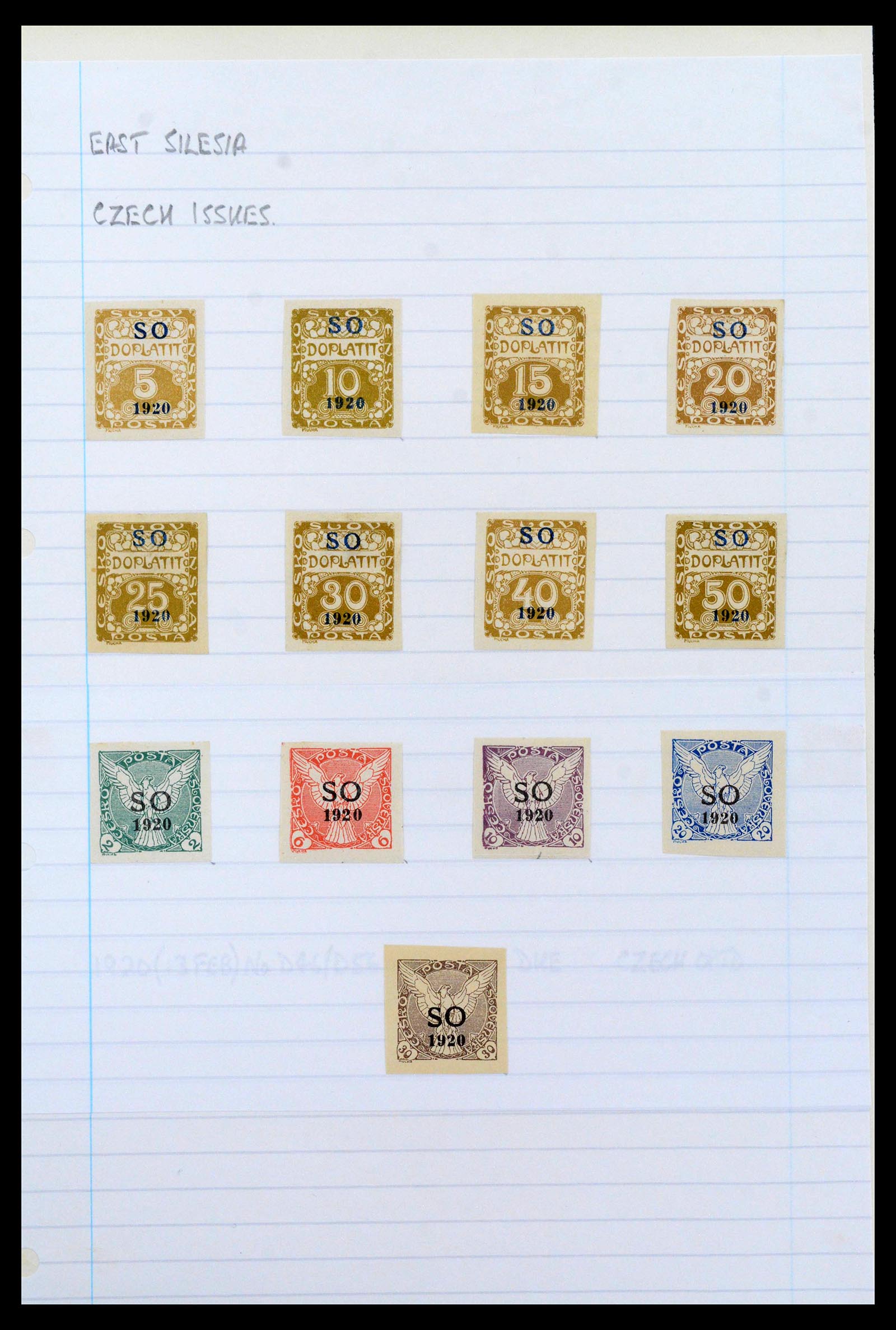 39165 0043 - Postzegelverzameling 39165 Tsjechoslowakije gespecialiseerd 1919-1970