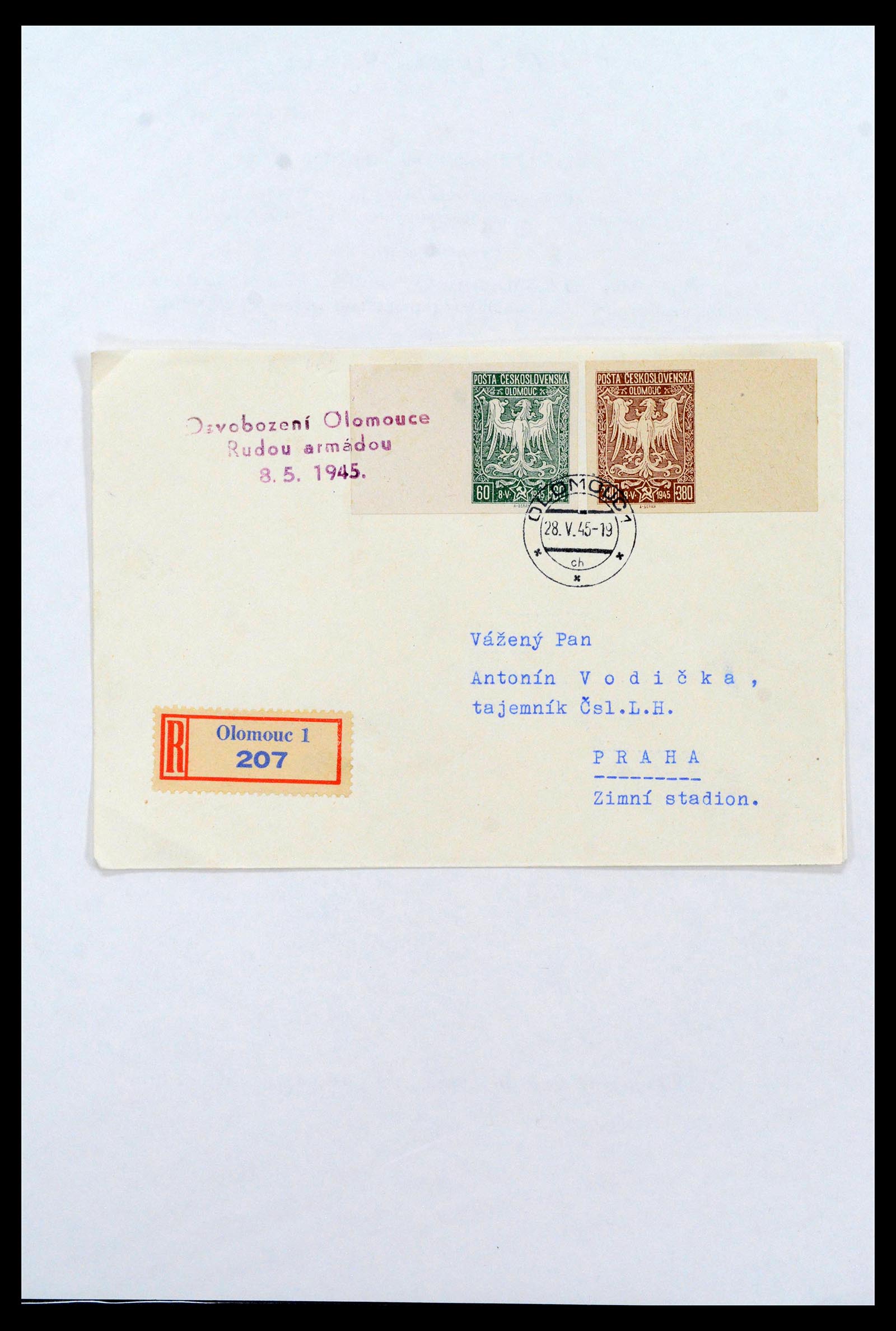 39165 0046 - Postzegelverzameling 39165 Tsjechoslowakije gespecialiseerd 1919-1970