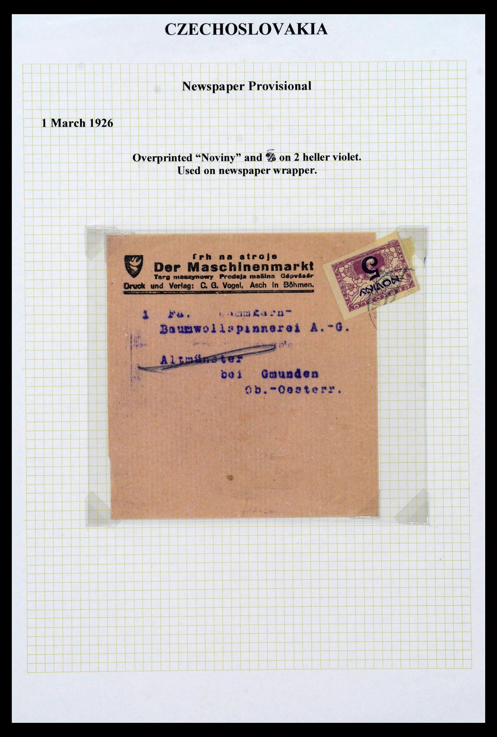 39165 0048 - Postzegelverzameling 39165 Tsjechoslowakije gespecialiseerd 1919-1970