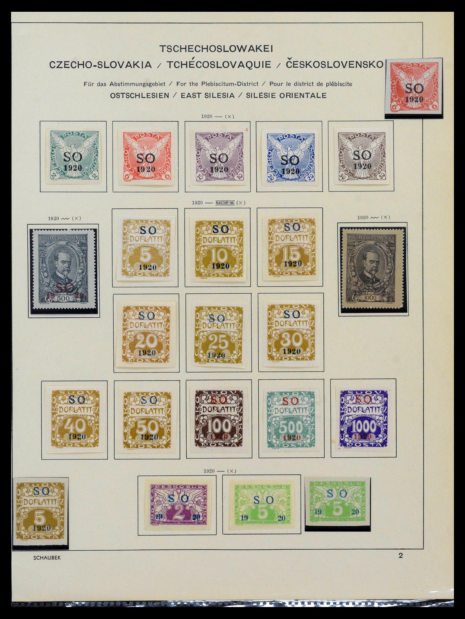 39165 0051 - Postzegelverzameling 39165 Tsjechoslowakije gespecialiseerd 1919-1970