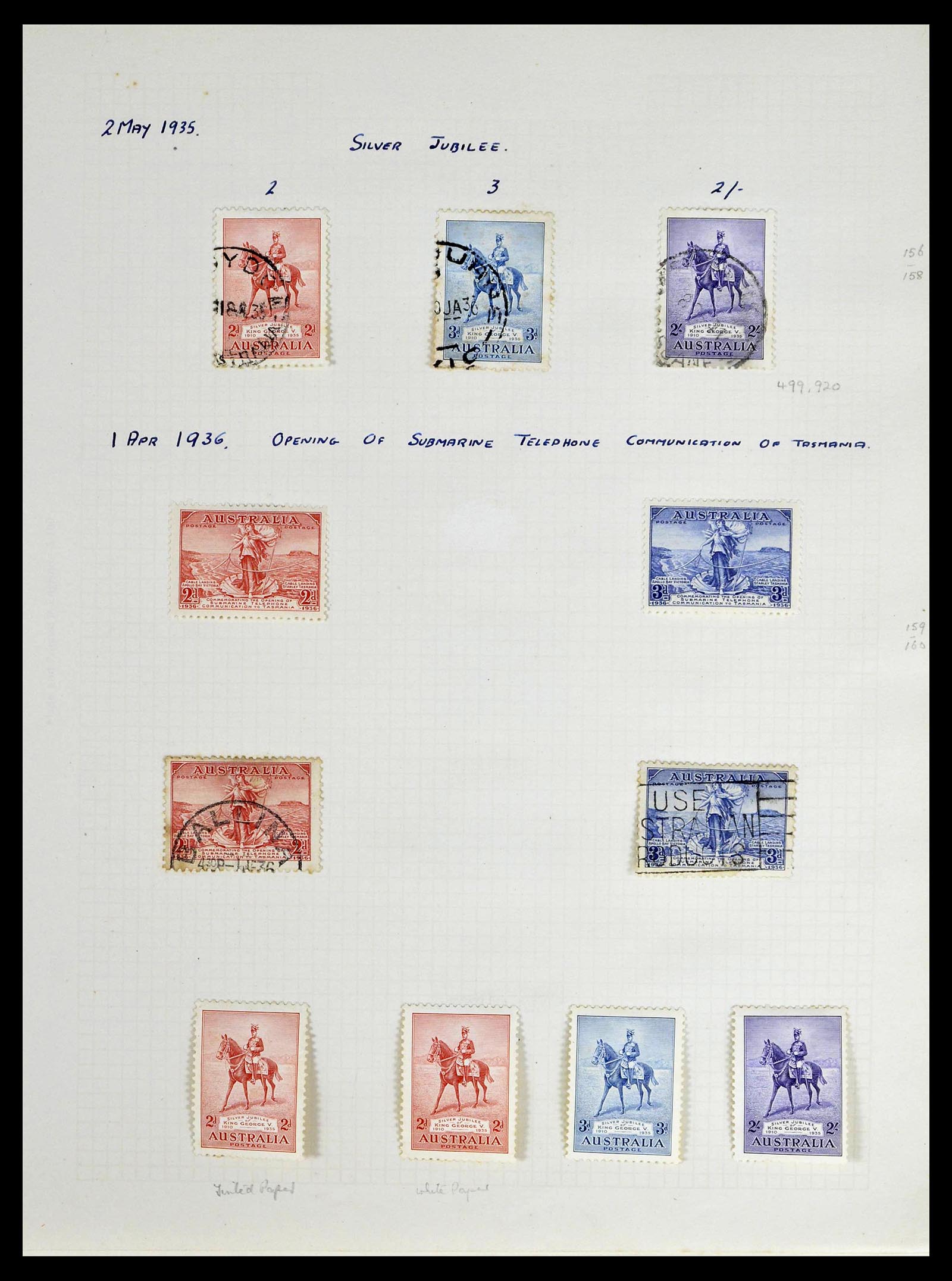 39166 0022 - Postzegelverzameling 39166 Australië 1913-1949.