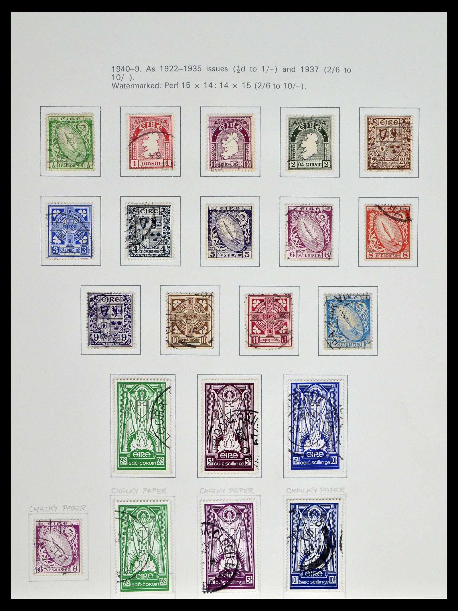 39173 0002 - Stamp collection 39173 Ireland 1937-1979.