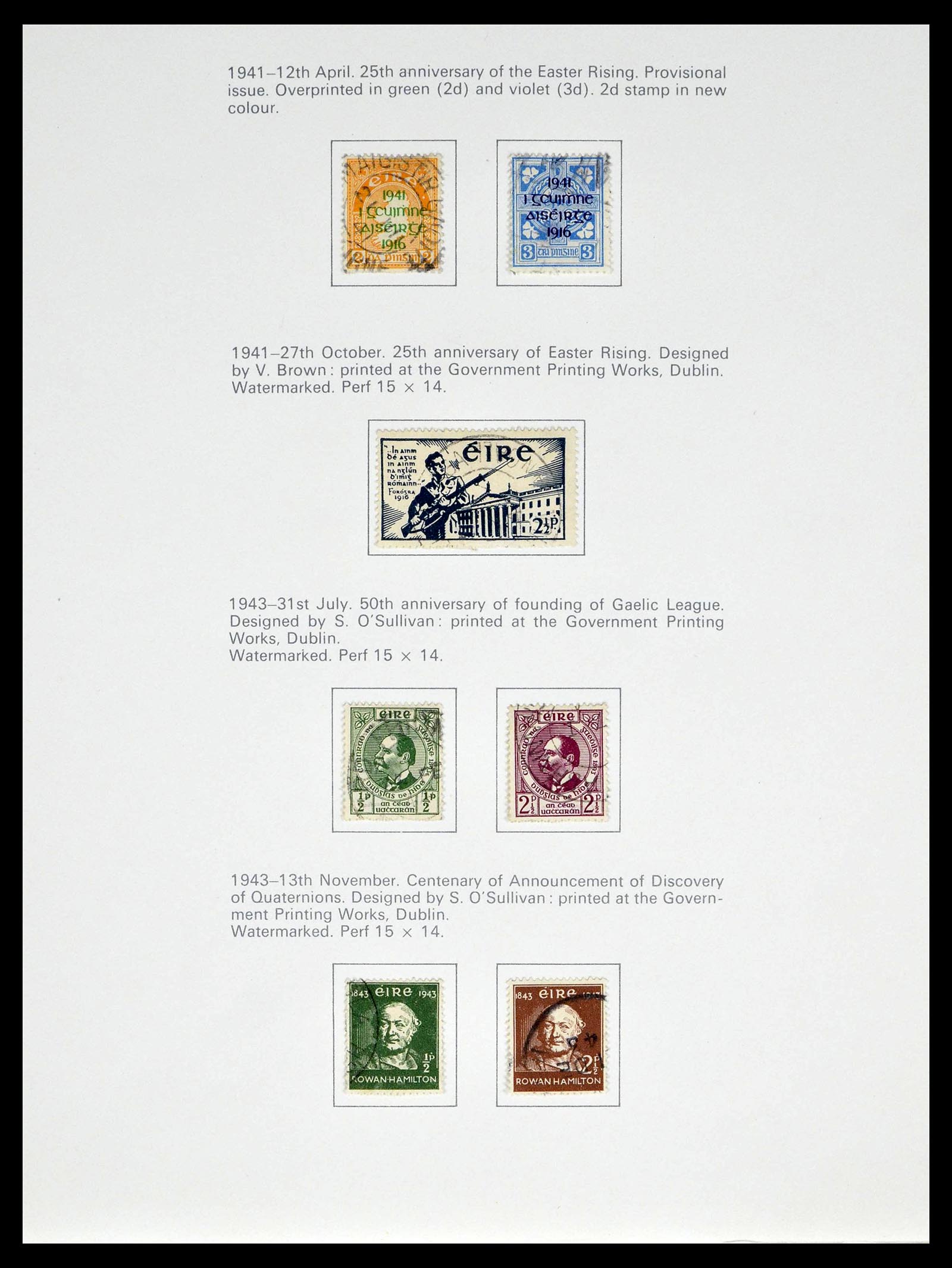 39173 0003 - Stamp collection 39173 Ireland 1937-1979.