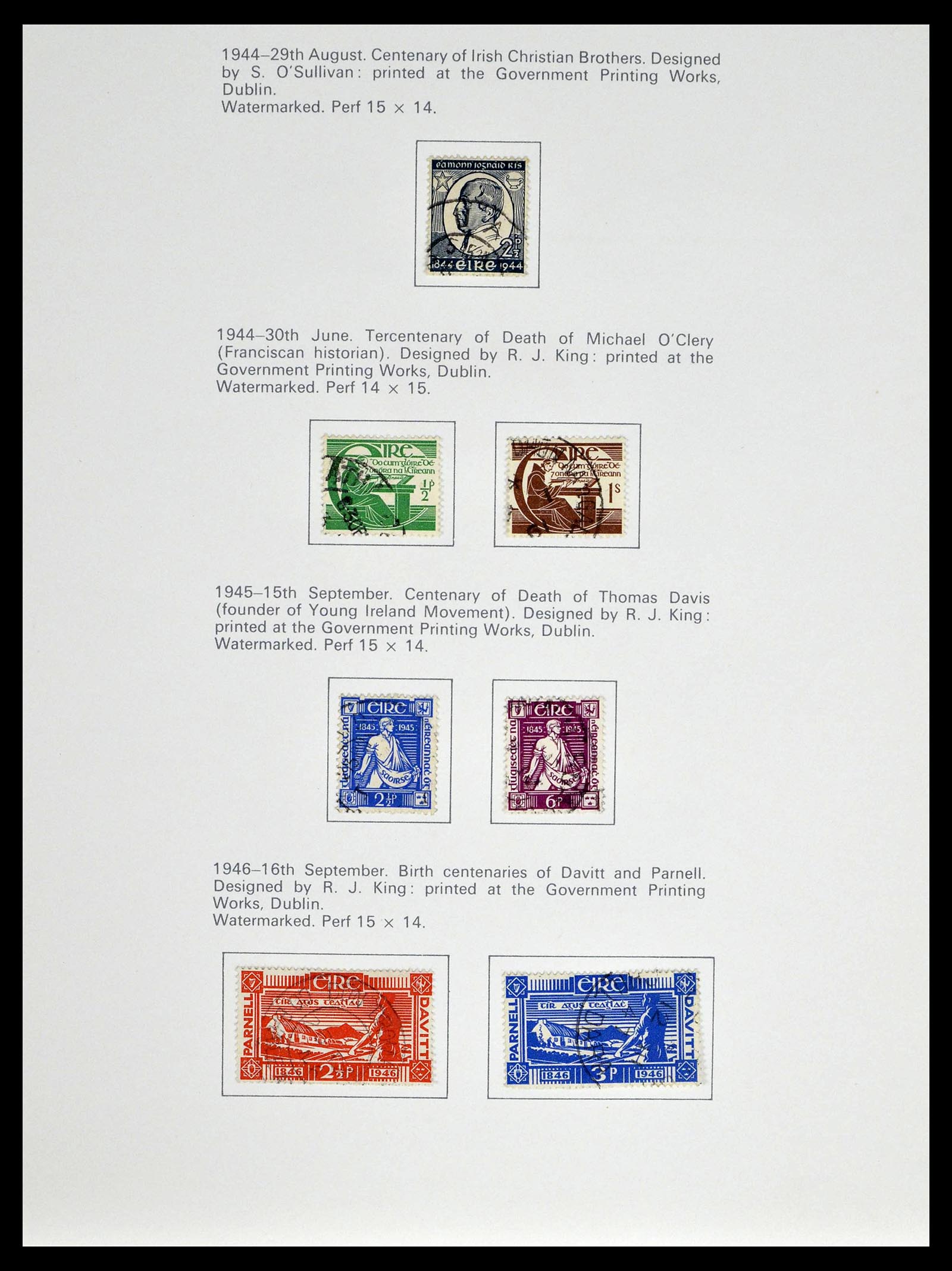 39173 0004 - Stamp collection 39173 Ireland 1937-1979.
