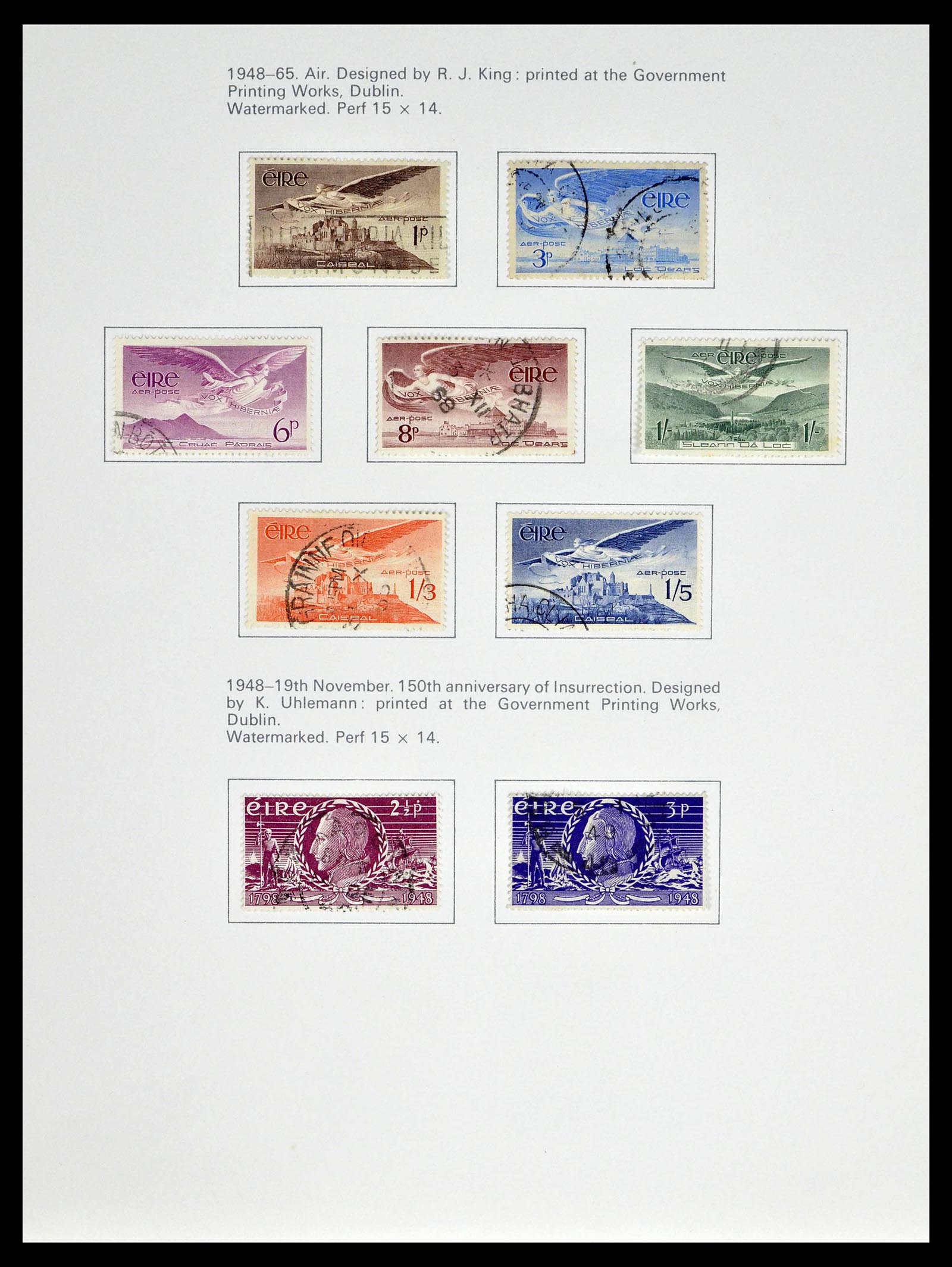 39173 0005 - Stamp collection 39173 Ireland 1937-1979.