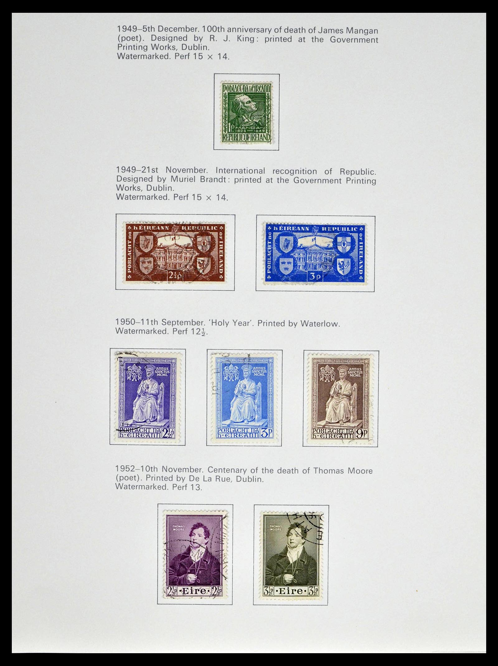 39173 0006 - Stamp collection 39173 Ireland 1937-1979.