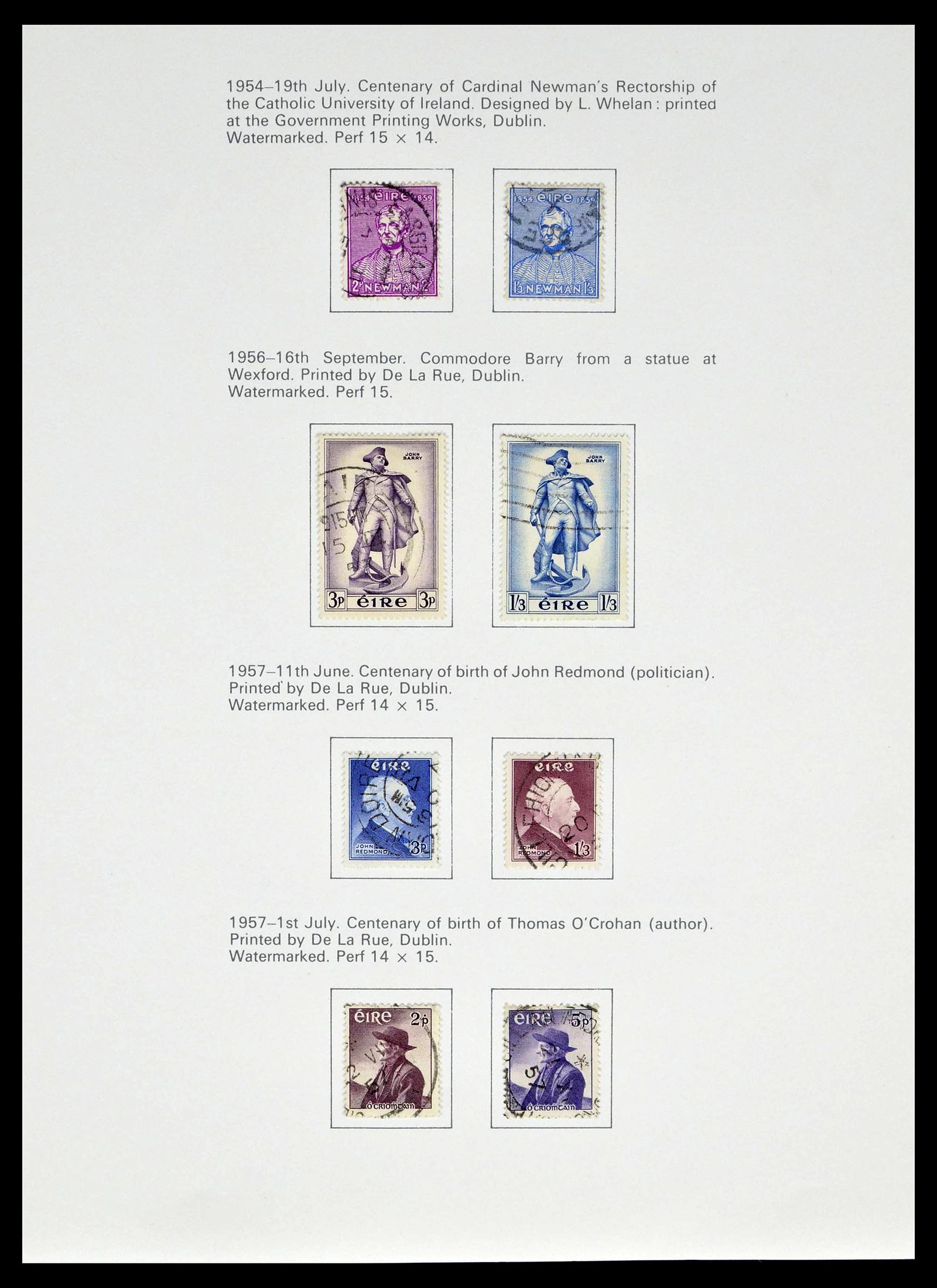 39173 0008 - Stamp collection 39173 Ireland 1937-1979.