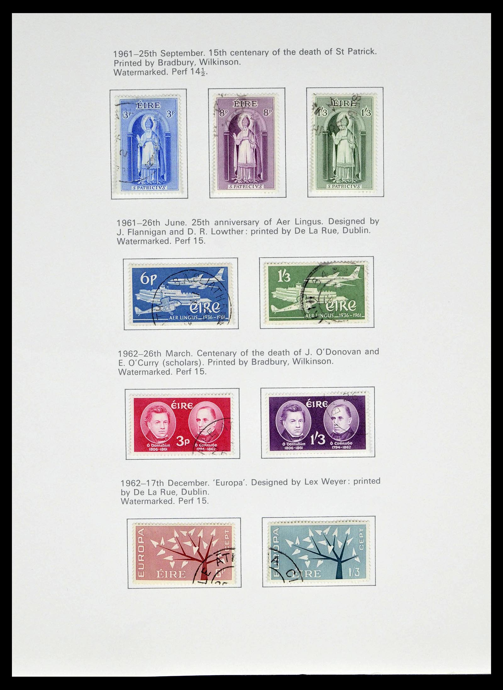 39173 0011 - Stamp collection 39173 Ireland 1937-1979.
