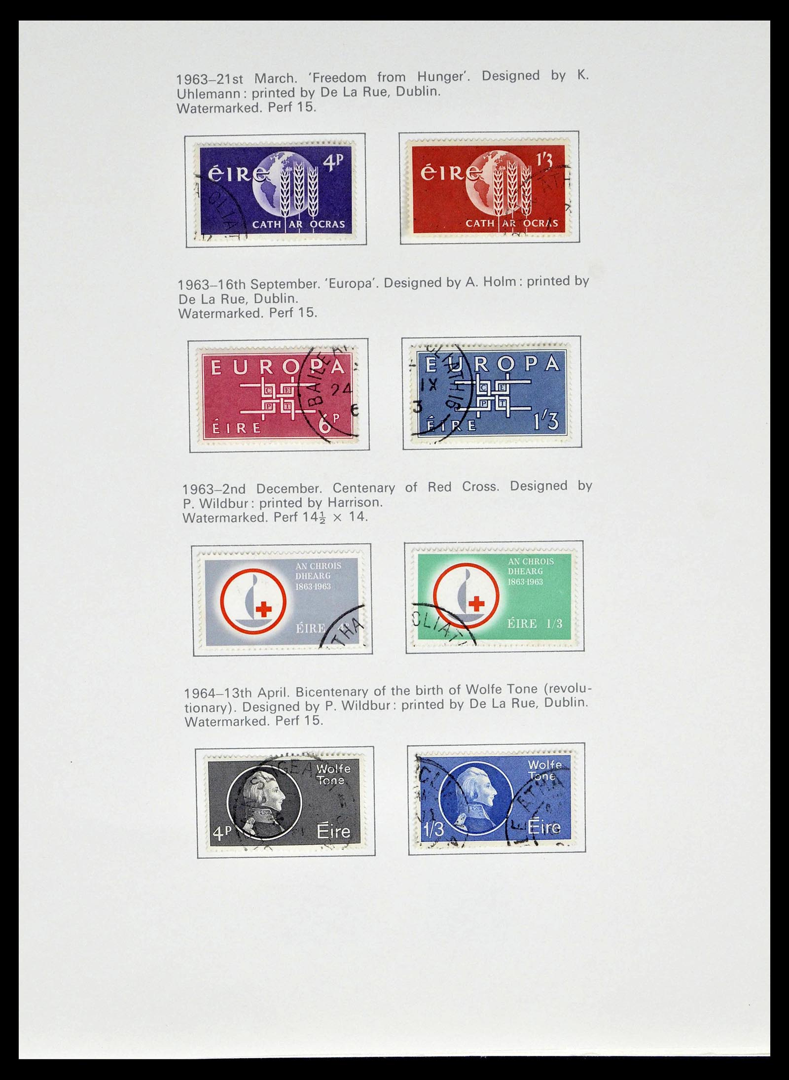 39173 0012 - Stamp collection 39173 Ireland 1937-1979.