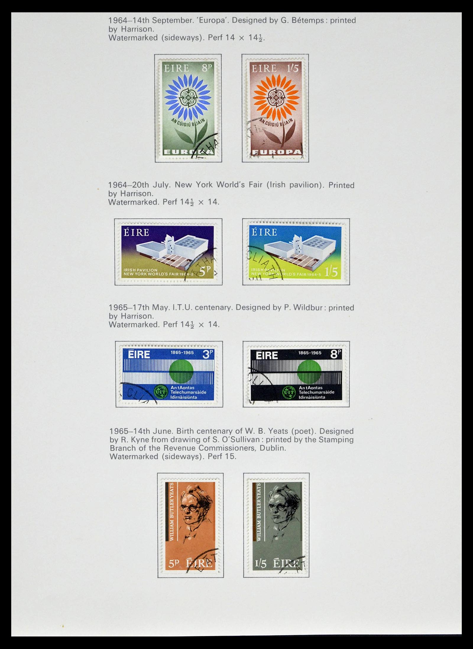 39173 0013 - Stamp collection 39173 Ireland 1937-1979.