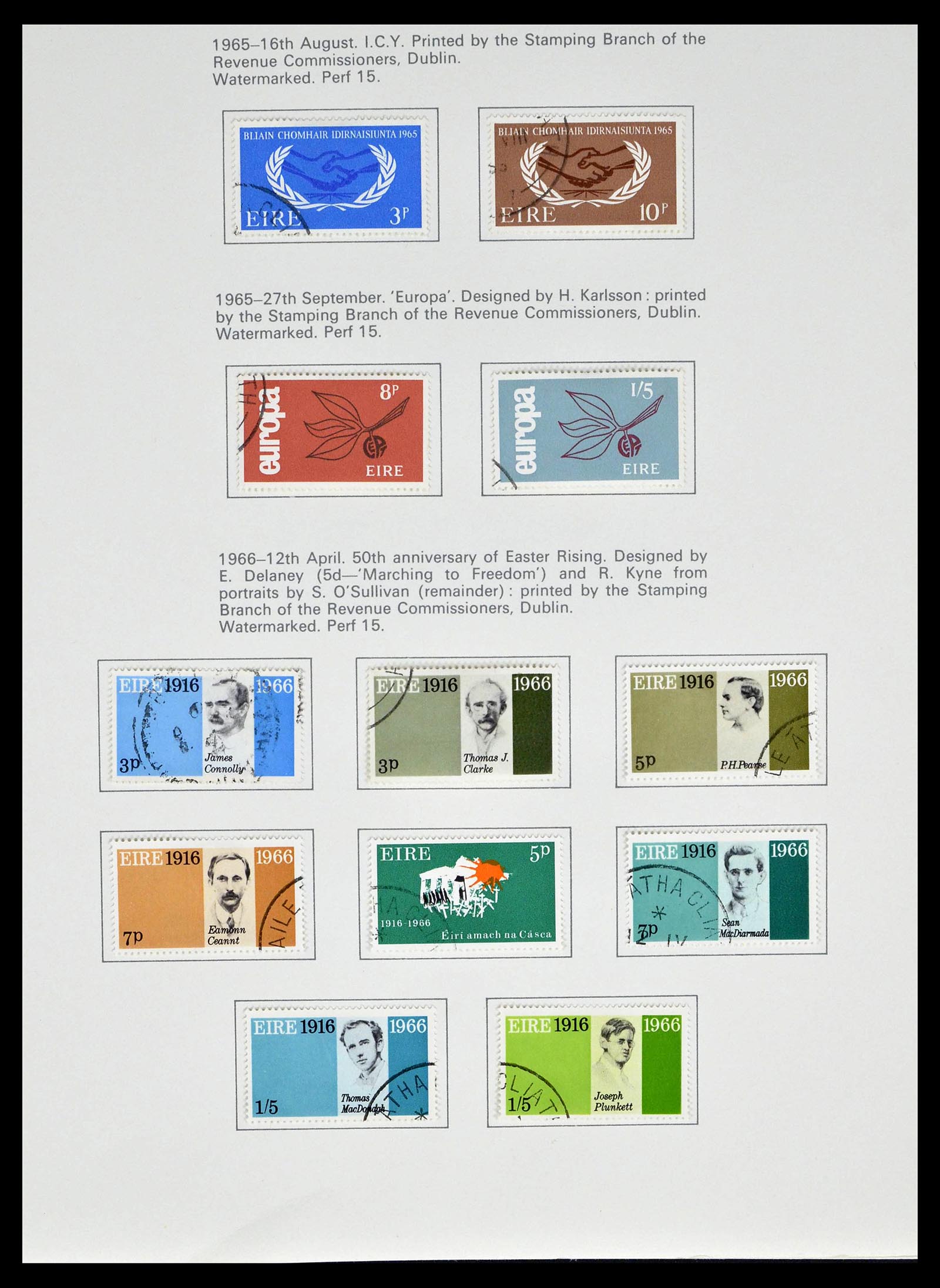 39173 0014 - Stamp collection 39173 Ireland 1937-1979.