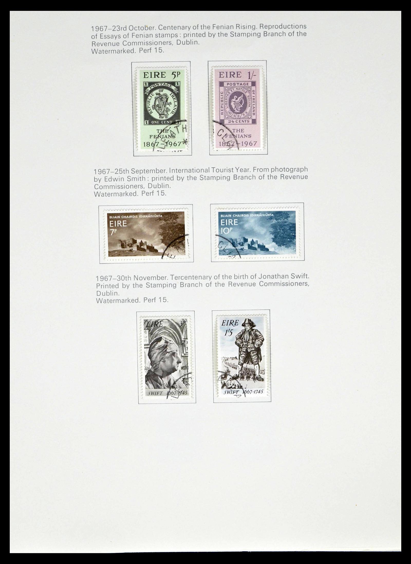 39173 0018 - Stamp collection 39173 Ireland 1937-1979.