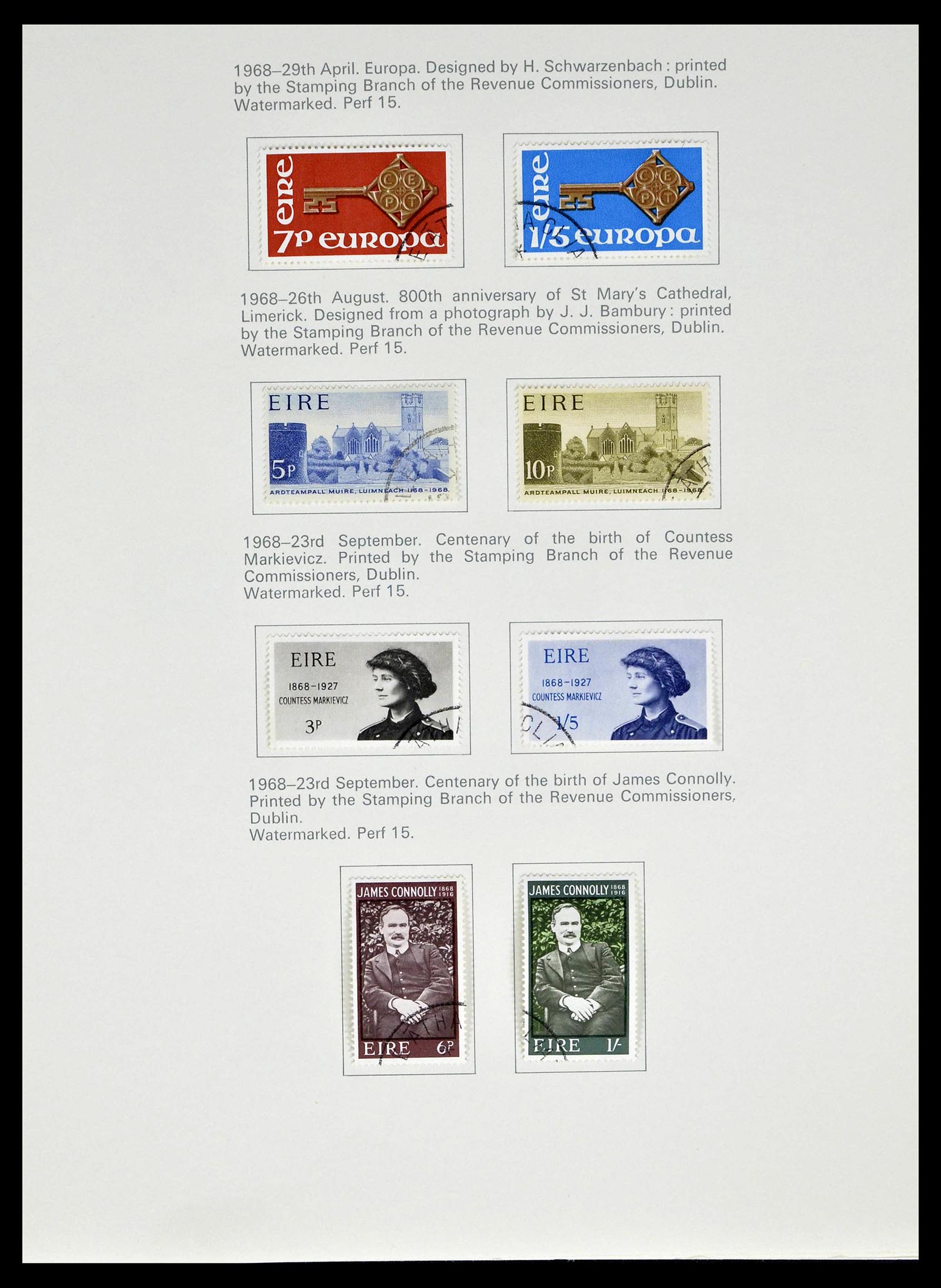 39173 0019 - Stamp collection 39173 Ireland 1937-1979.