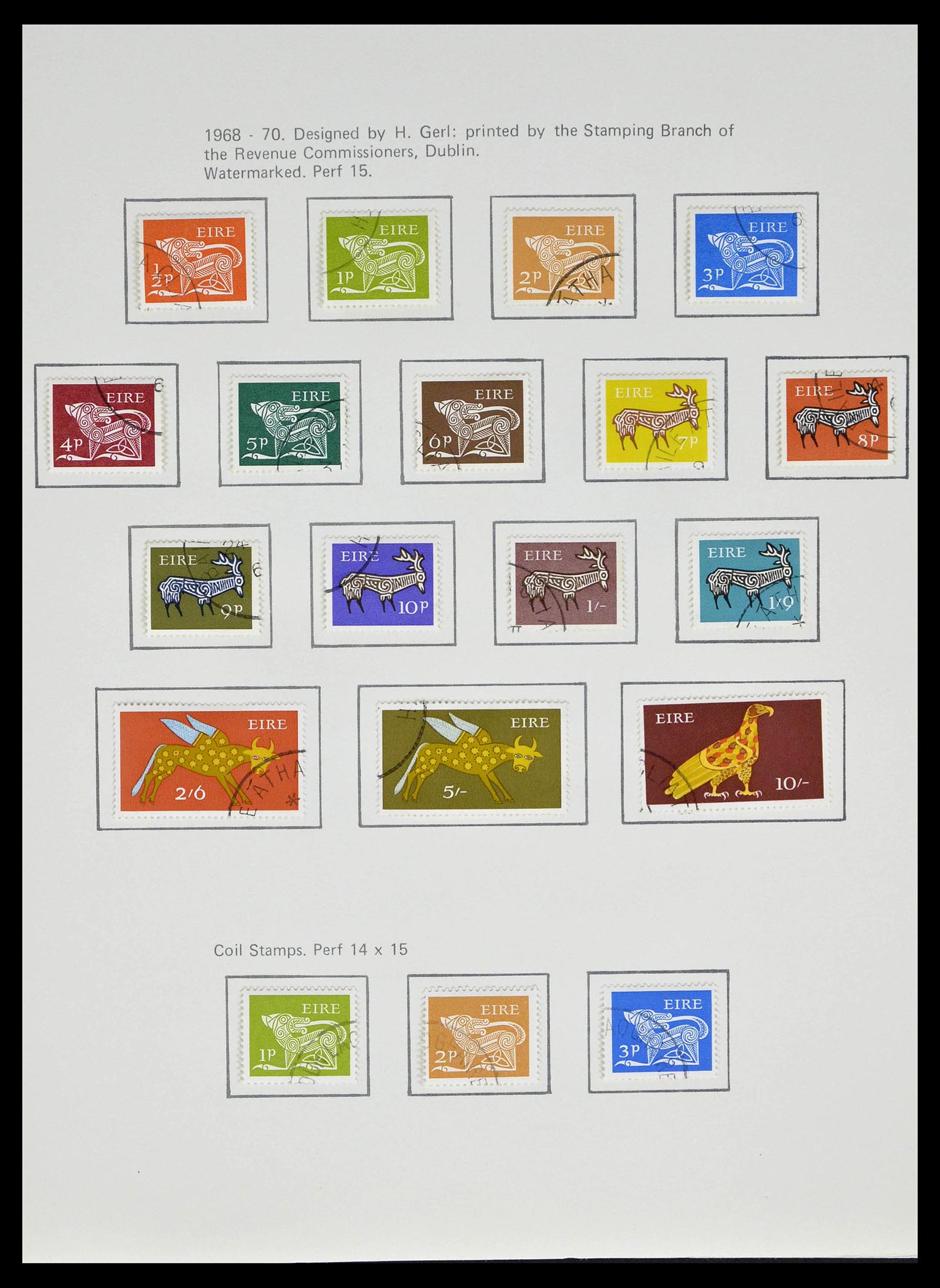 39173 0020 - Stamp collection 39173 Ireland 1937-1979.