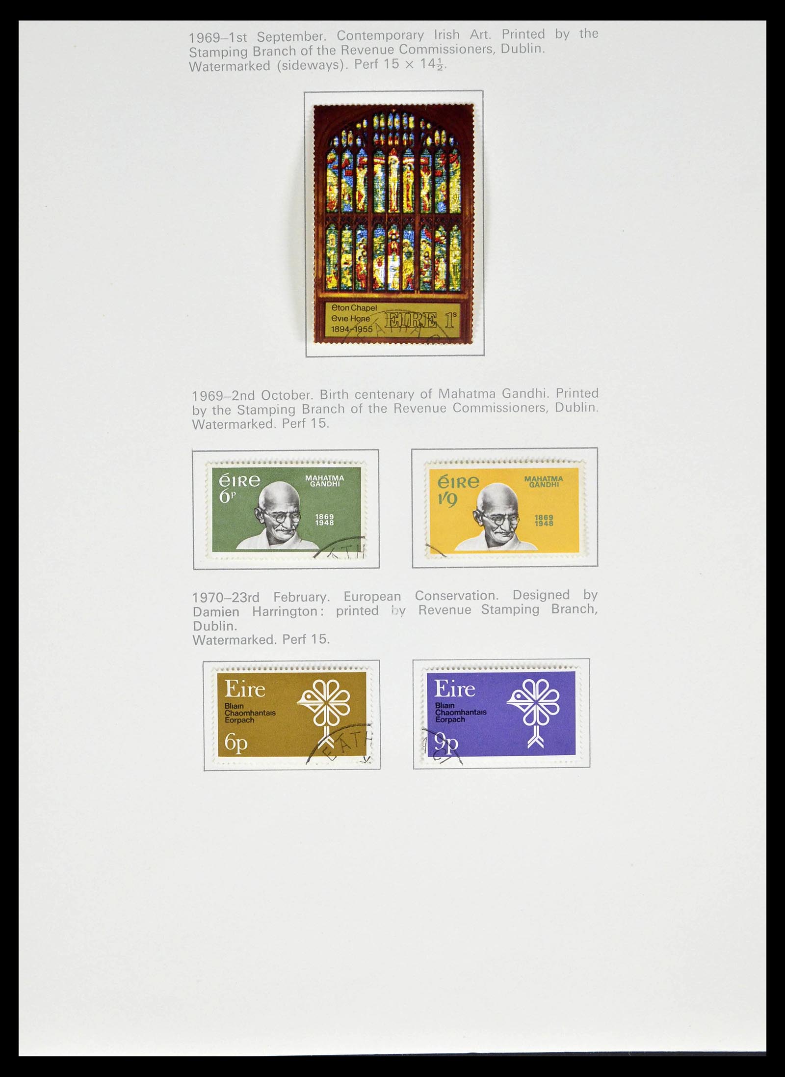 39173 0022 - Postzegelverzameling 39173 Ierland 1937-1979.