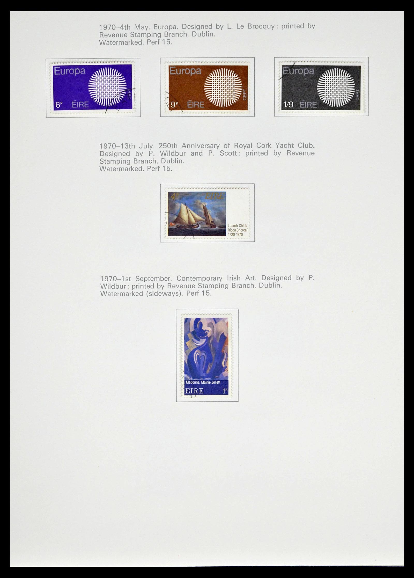 39173 0023 - Postzegelverzameling 39173 Ierland 1937-1979.