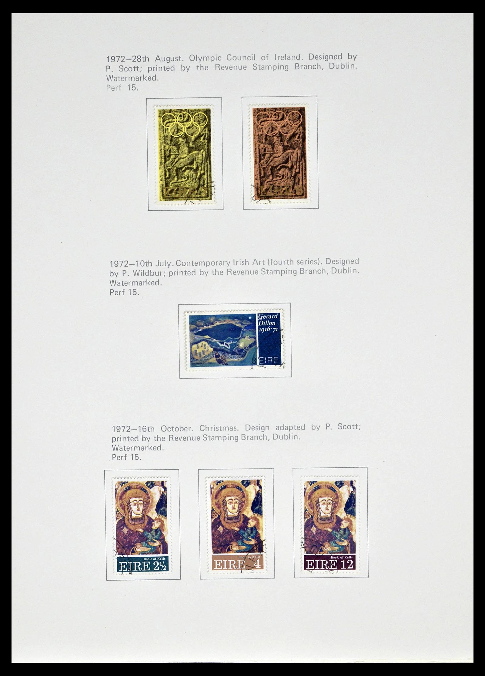 39173 0028 - Postzegelverzameling 39173 Ierland 1937-1979.