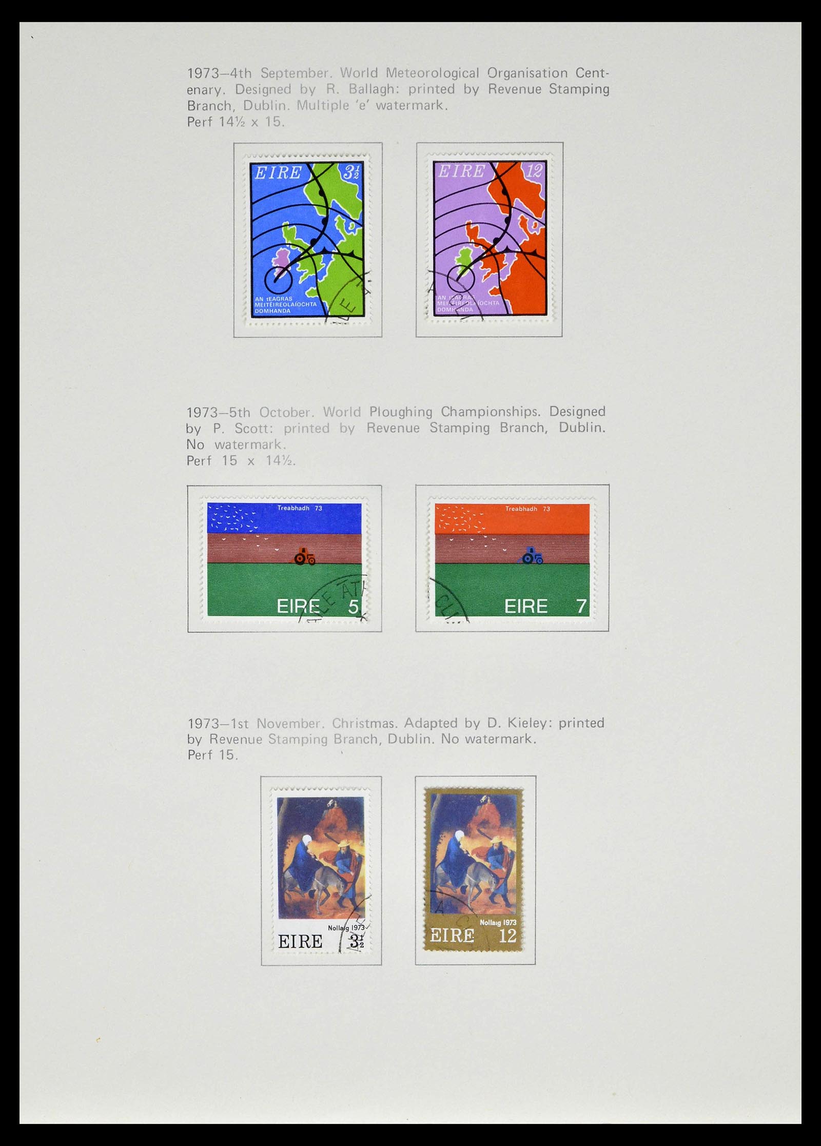 39173 0031 - Postzegelverzameling 39173 Ierland 1937-1979.