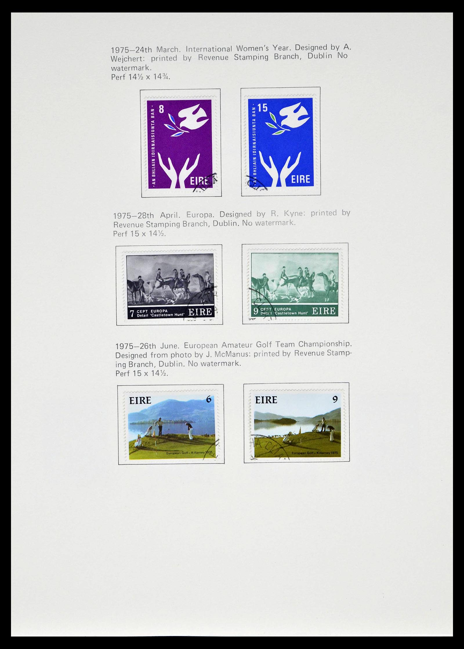 39173 0036 - Postzegelverzameling 39173 Ierland 1937-1979.